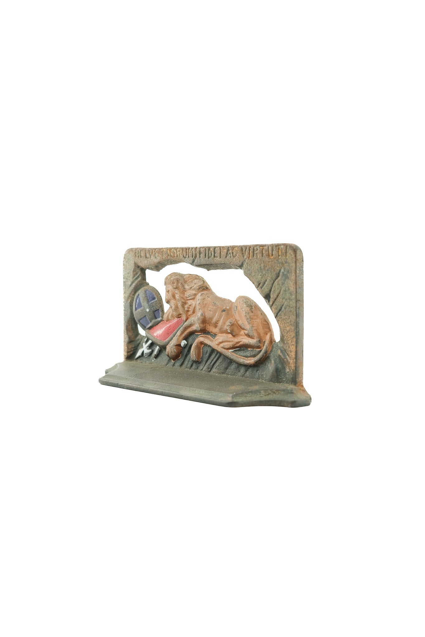 Lion of Lucerne Cast Iron Bookend / ルツェルンのライオン像 ブックエンド