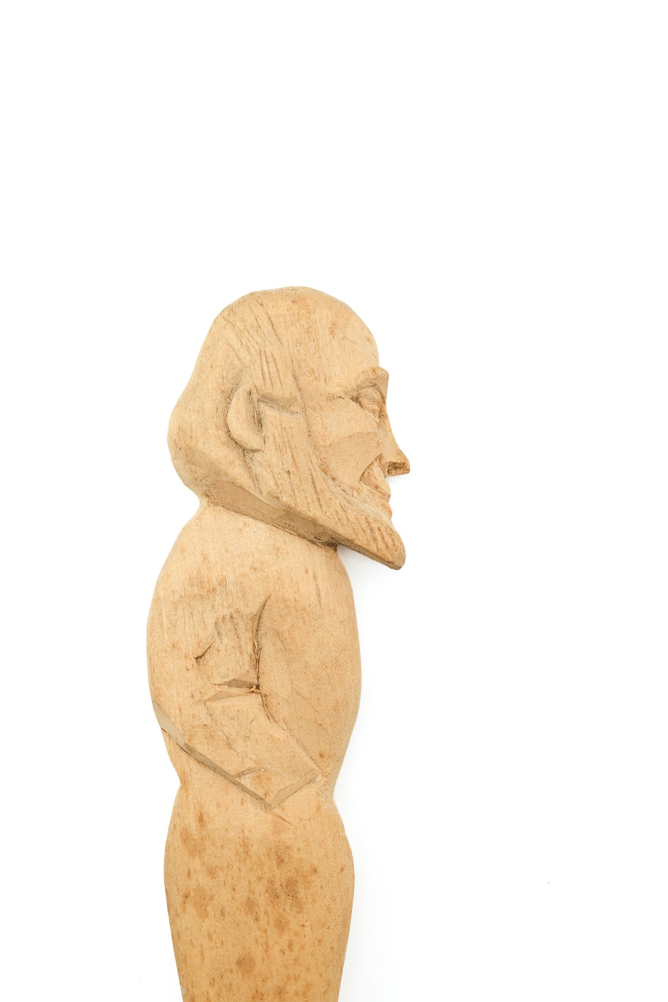 Hand-carved Wooden Fork Object / 木彫りのフォークオブジェ