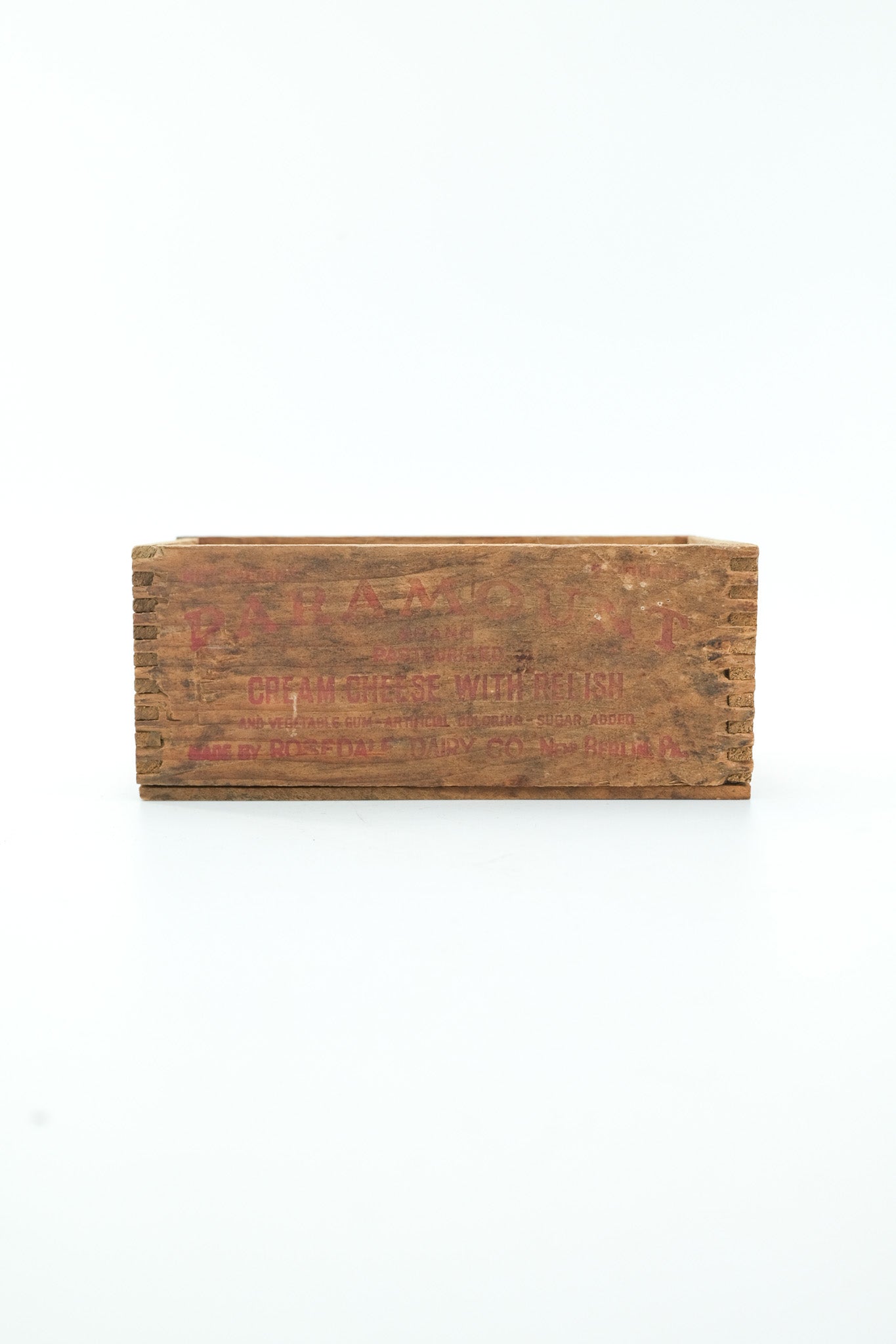Paramount Cream Cheese Wooden Crate / パラマウント クリームチーズ 木製木箱