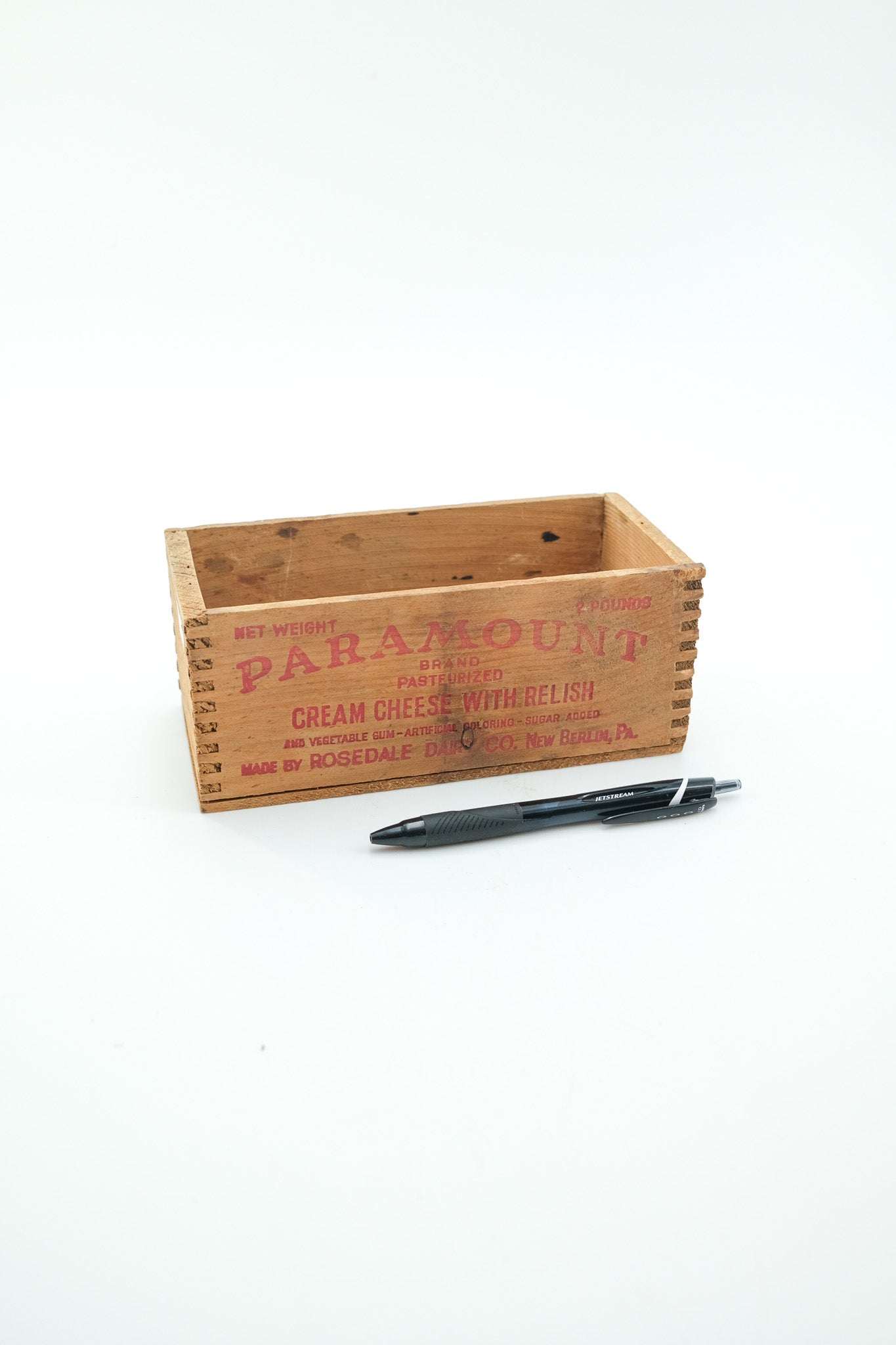 Paramount Cream Cheese Wooden Crate / パラマウント クリームチーズ 木製木箱