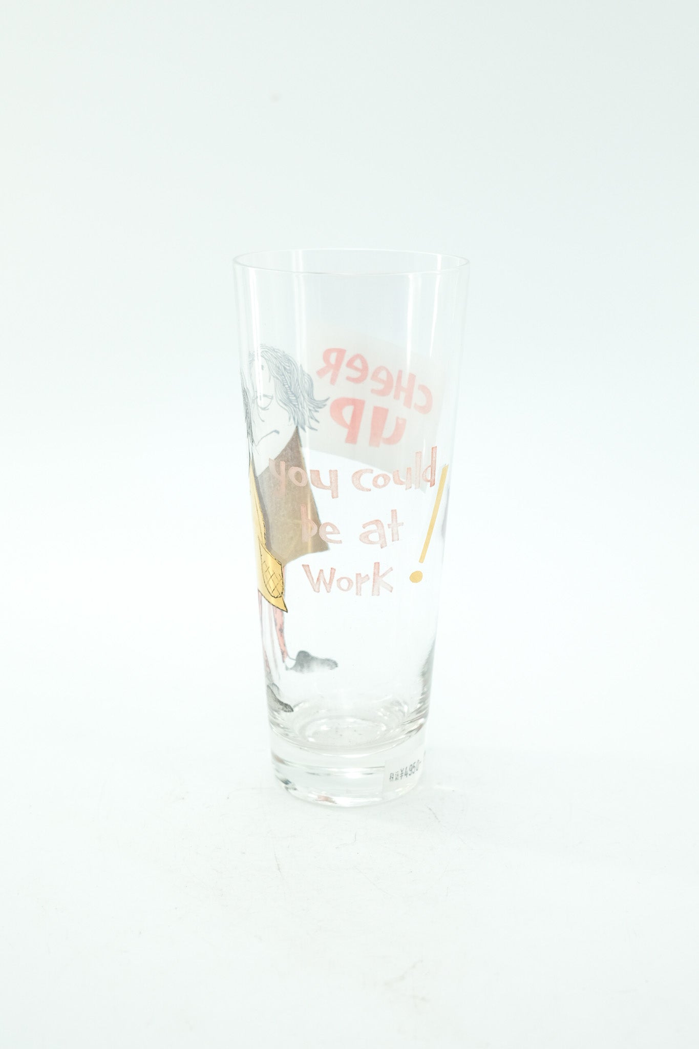 CHEER UP Gluss /「CHEER UP」イラスト入りグラス