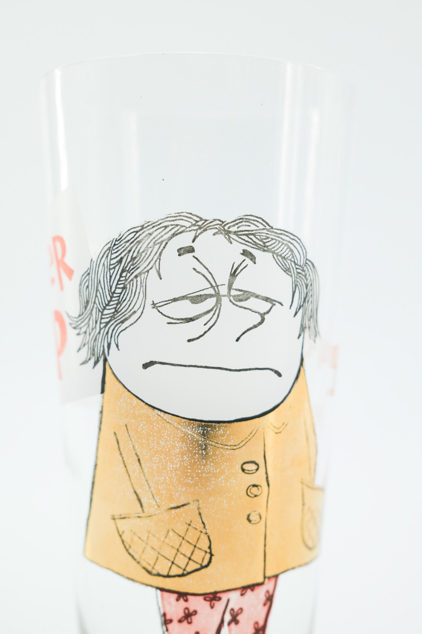 CHEER UP Gluss /「CHEER UP」イラスト入りグラス