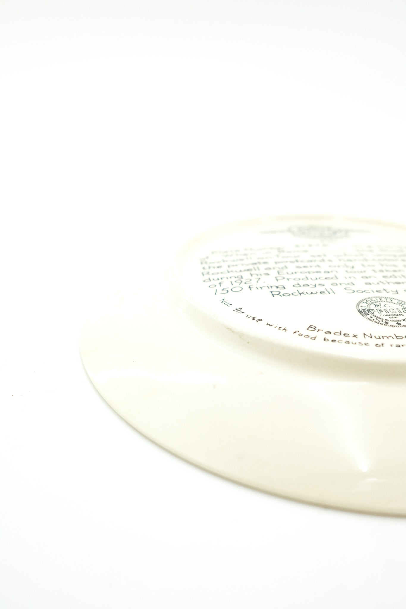 "When in Rome" Collector's Plate / 「When in Rome」コレクターズプレート