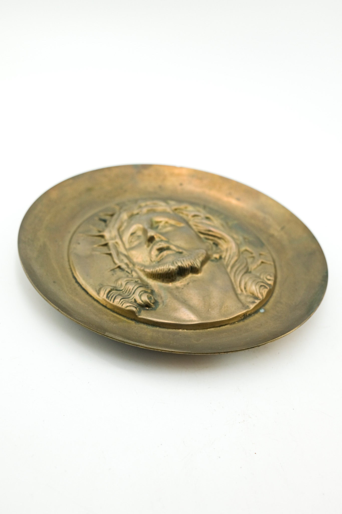 Brass Plate Relief of Jesus / 真鍮プレートキリストのレリーフ