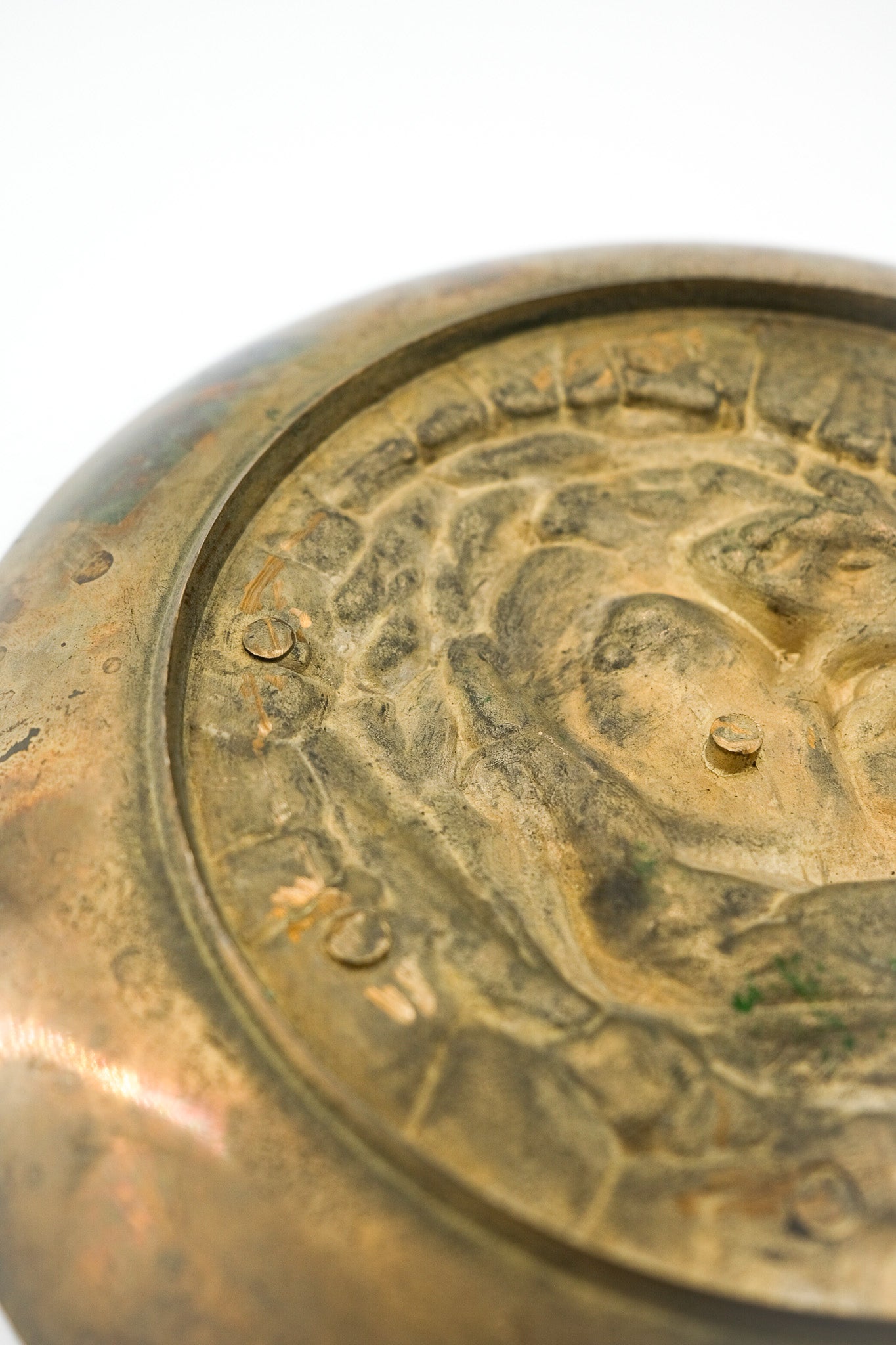 Brass Plate Relief of Jesus / 真鍮プレートキリストのレリーフ