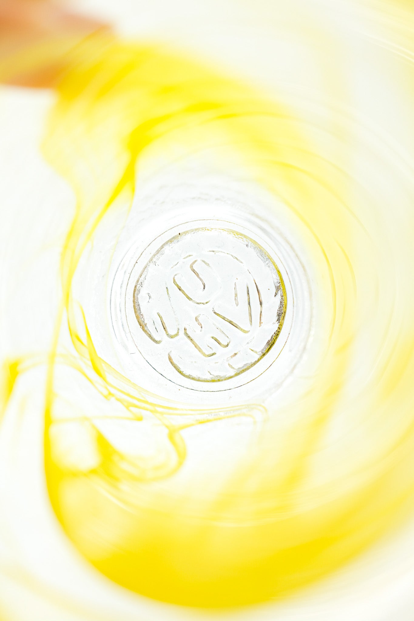 Yellow Swirl Glass Tumbler / イエロー・スワール・グラス・タンブラー