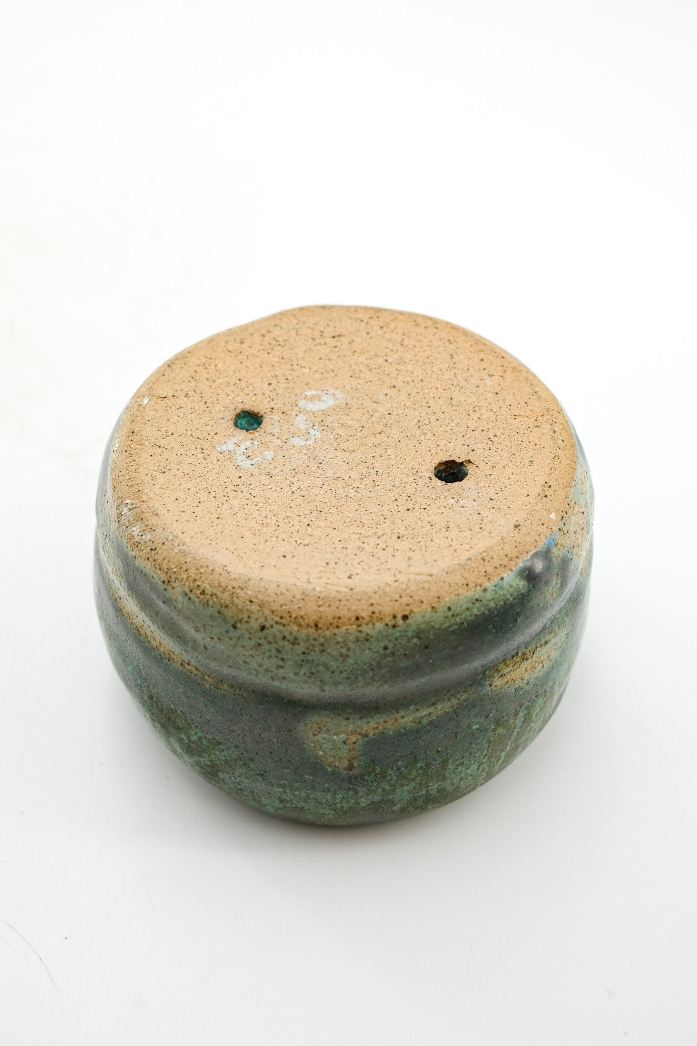 Rustic Green Glazed Ceramic Bowl / ラスティック グリーン釉薬 セラミックボウル