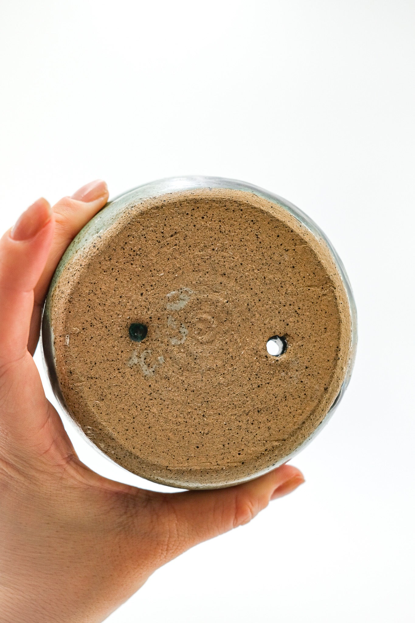 Rustic Green Glazed Ceramic Bowl / ラスティック グリーン釉薬 セラミックボウル