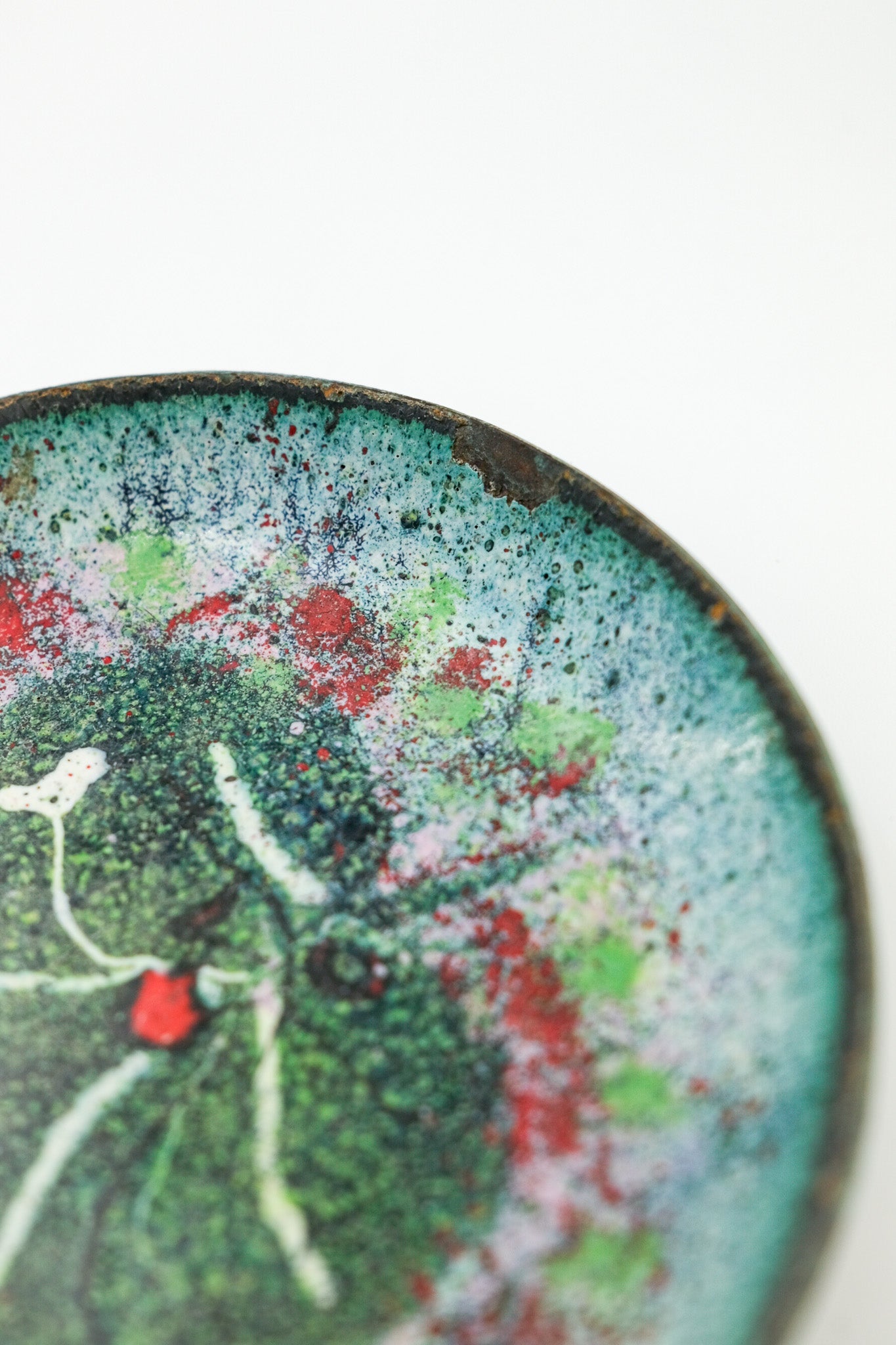 Vintage Enamel Small Plate / ヴィンテージ エナメル お皿