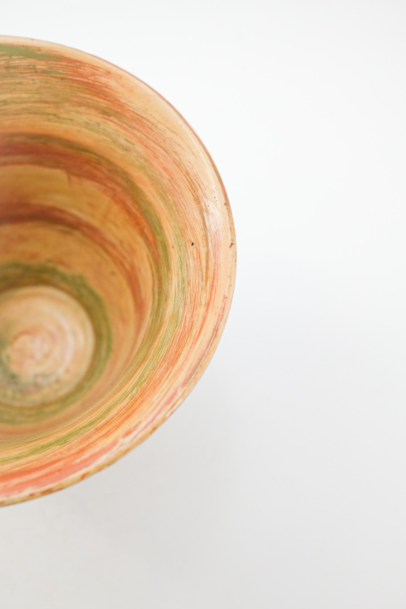 Marbled Ceramic Pot / マーブル模様の陶器製ポット