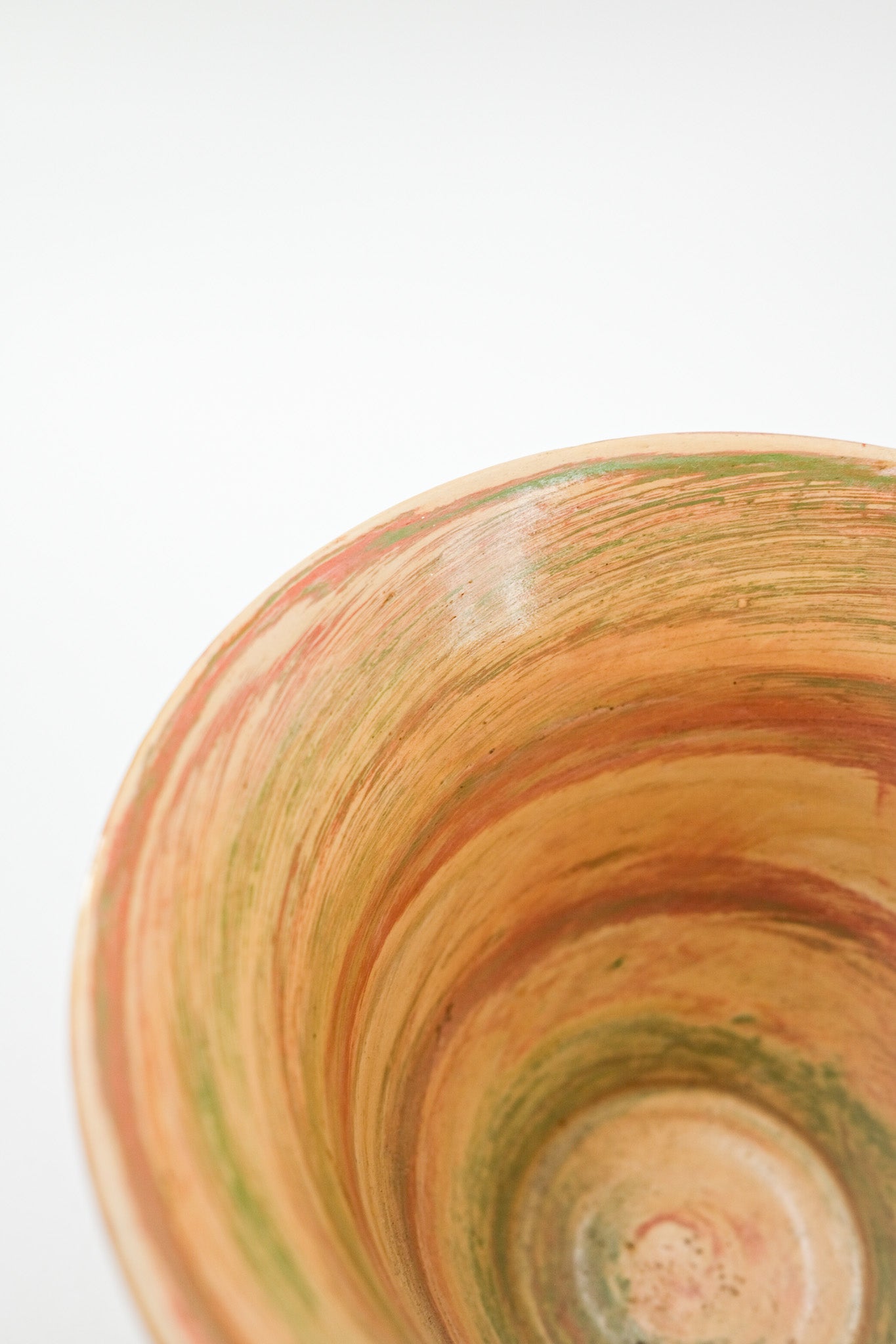 Marbled Ceramic Pot / マーブル模様の陶器製ポット
