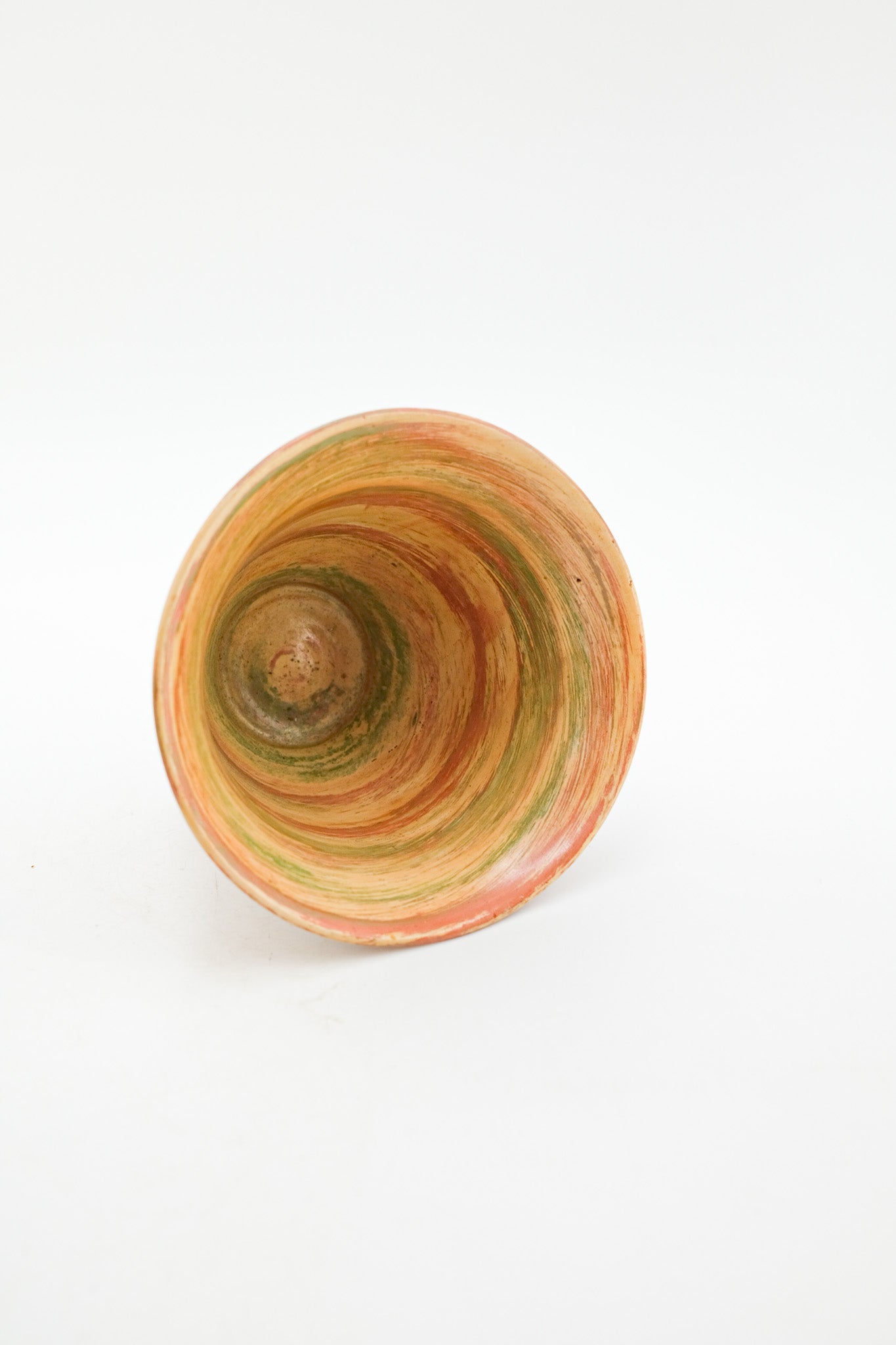 Marbled Ceramic Pot / マーブル模様の陶器製ポット