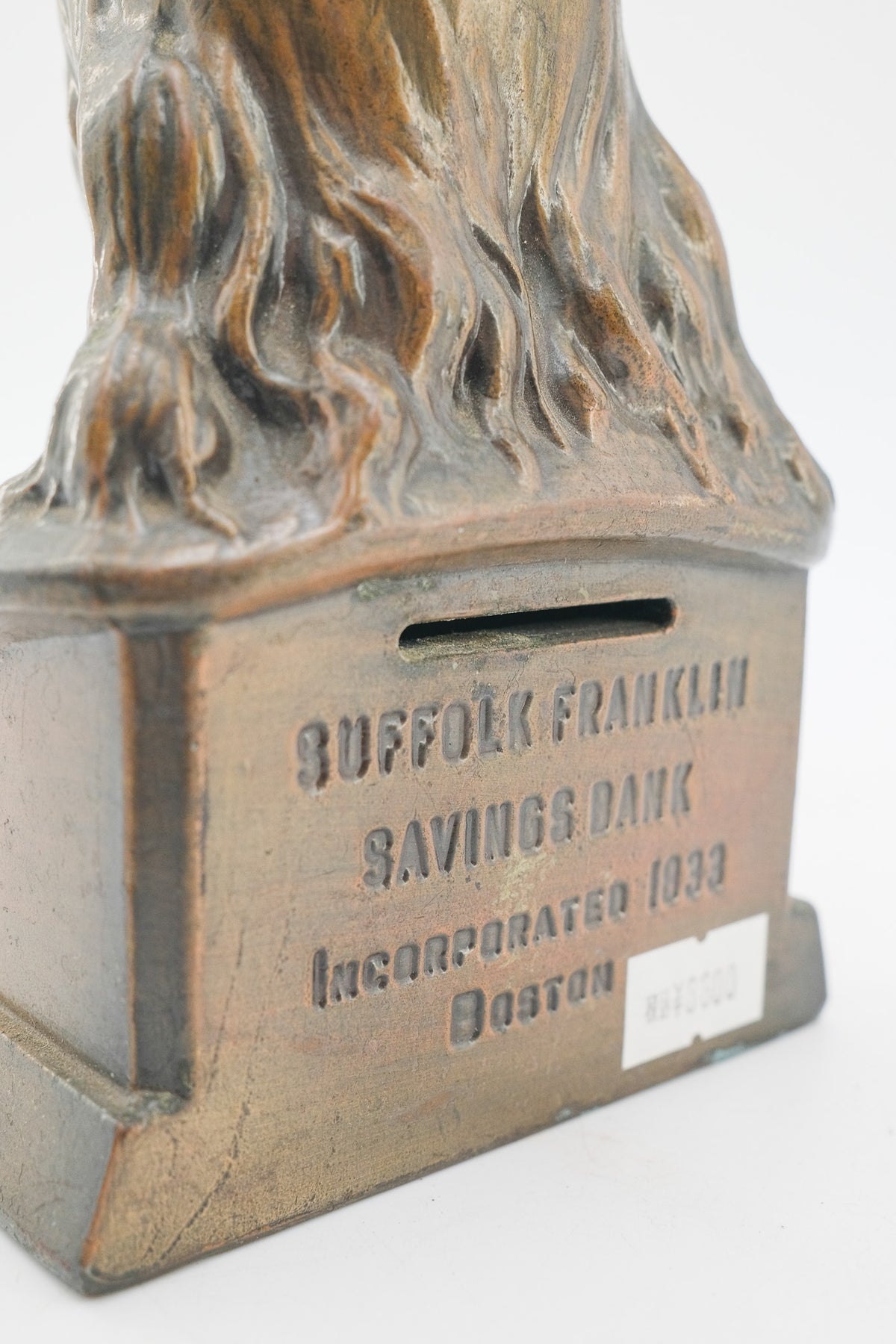 Suffolk Franklin Savings Bank Bookend / コインバンク型ブックエンド
