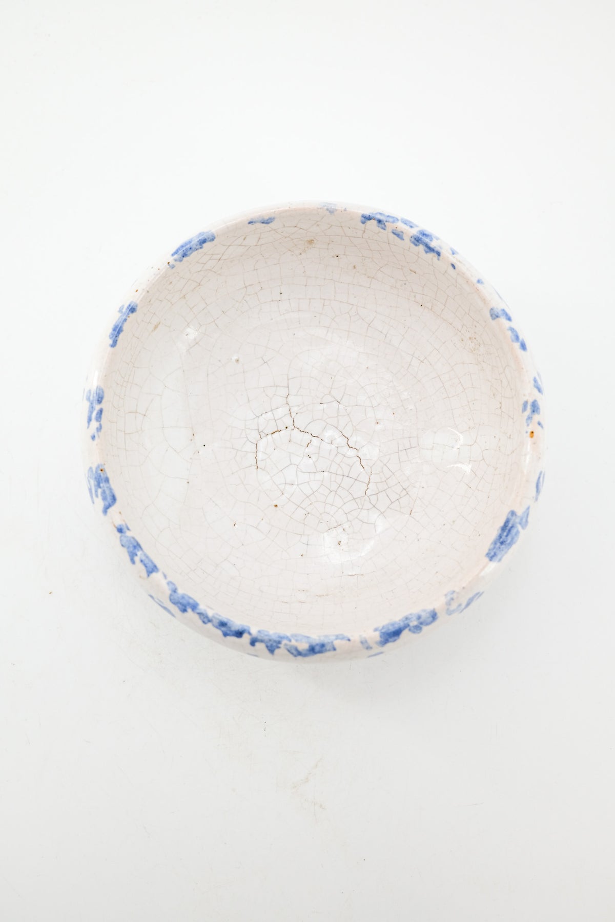 アンティーク・スポンジウェア・ボウル / Antique Spongeware Bowl