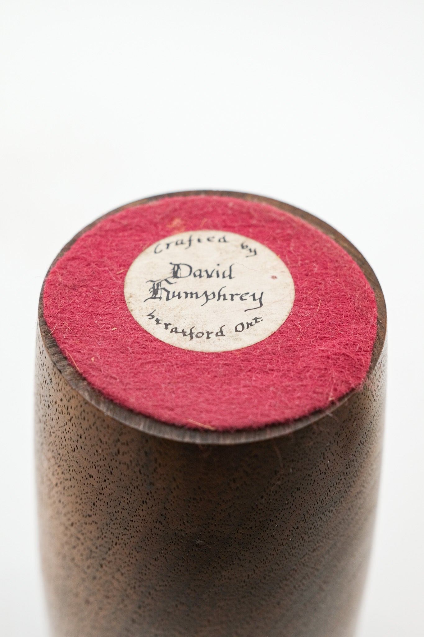 David Humphrey Wooden Vessel / デイヴィッド・ハンフリー 木製フラワーベース