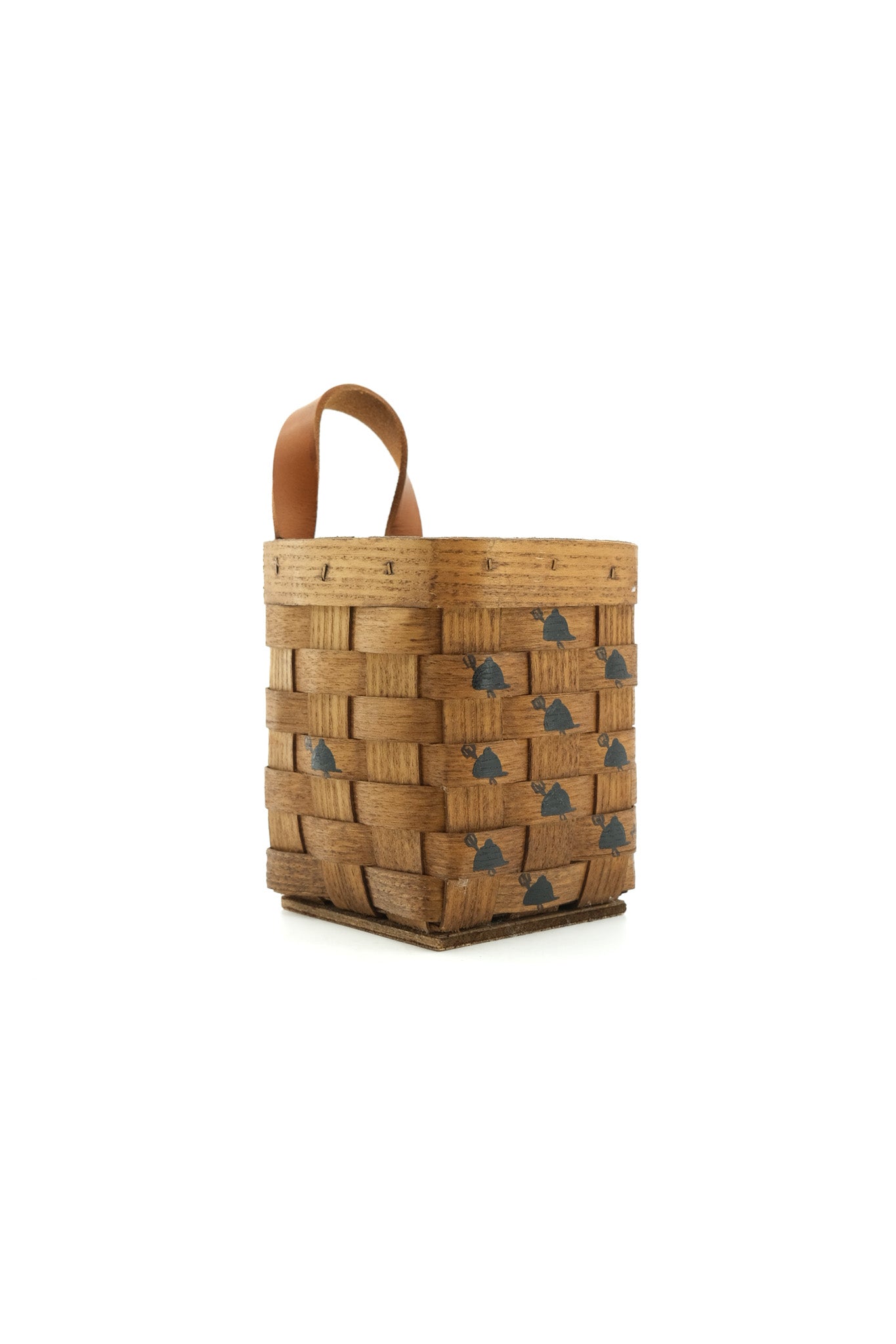 Woven Wood Wall Basket / ウッドハンギングバスケット