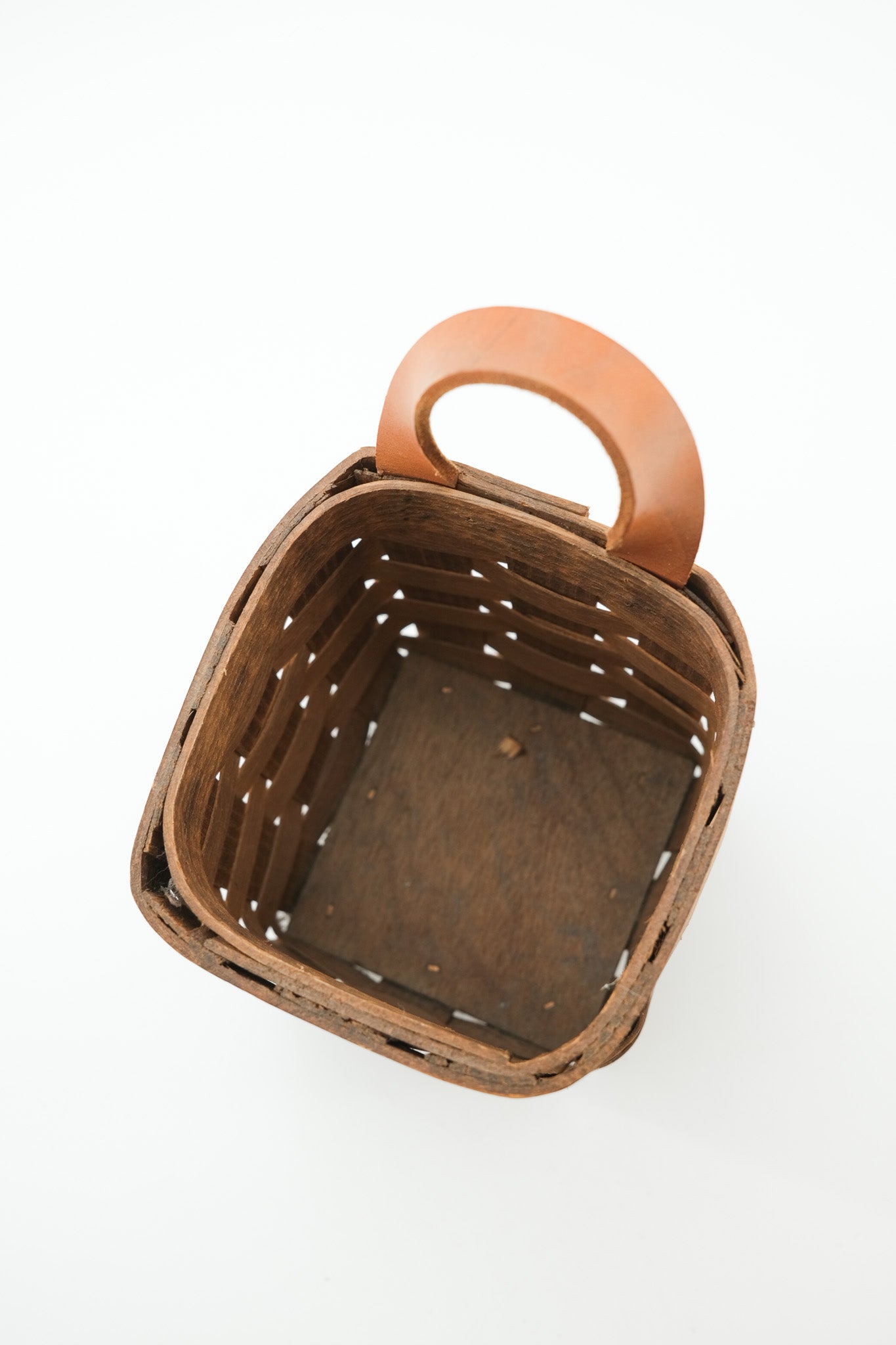 Woven Wood Wall Basket / ウッドハンギングバスケット