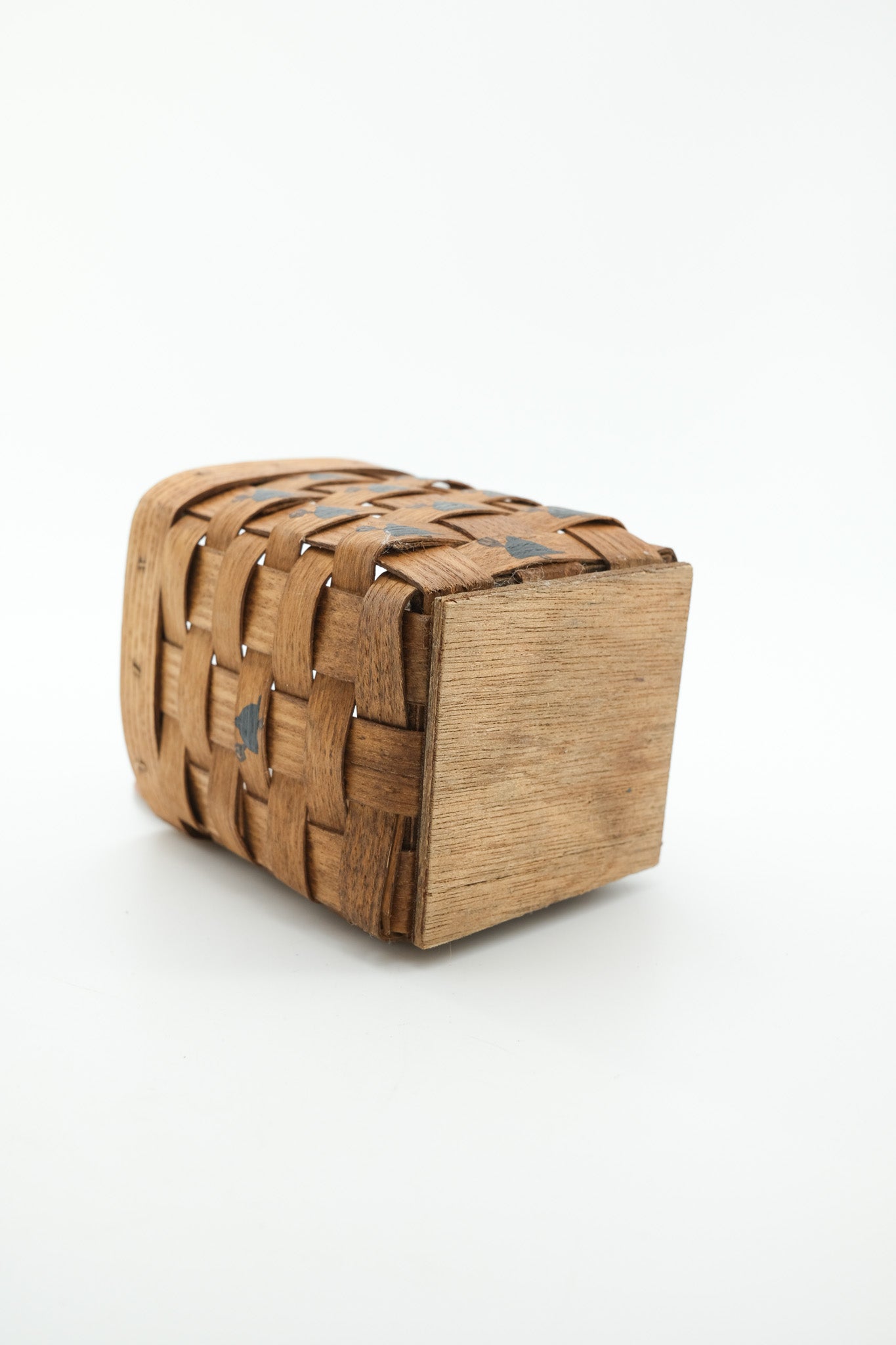 Woven Wood Wall Basket / ウッドハンギングバスケット