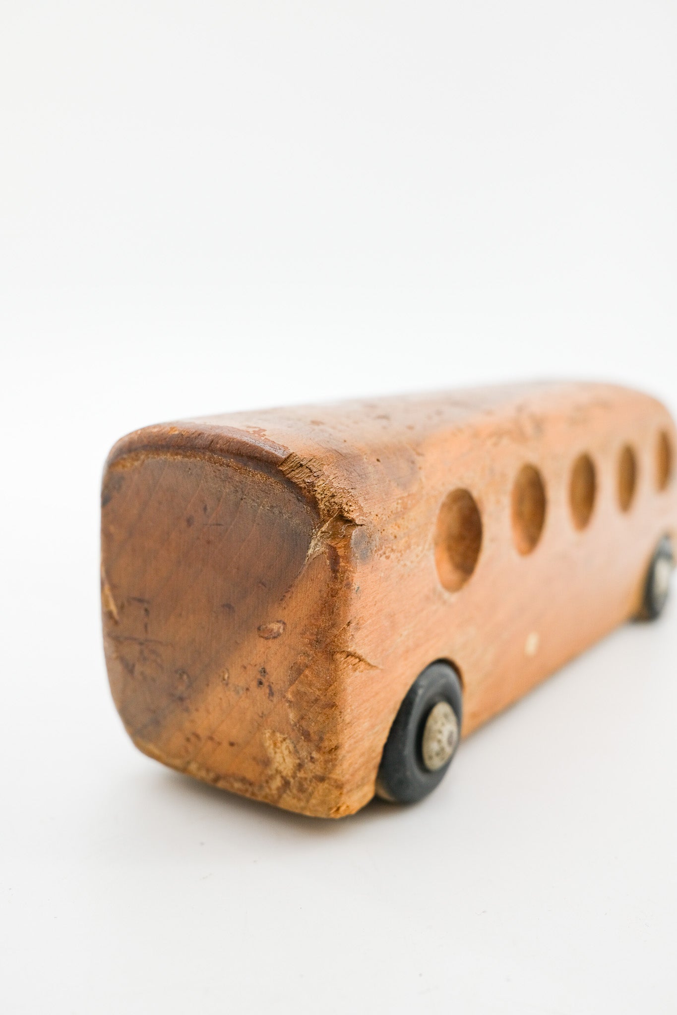 Vintage Wooden Bus Toy / ヴィンテージ 木製バス ミニカー – STORE IN