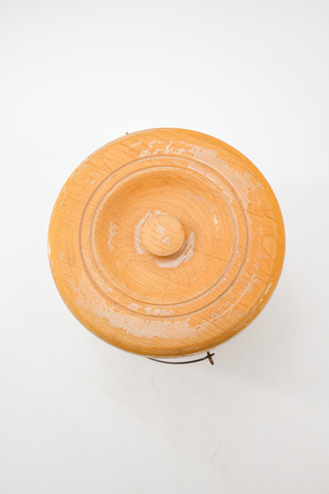 Wooden Bucket with Lid / 木製蓋付きバケツ