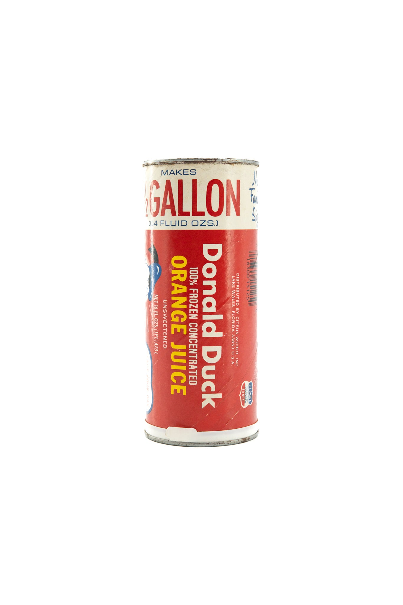 Donald Duck Frozen Orange Juice Can / ドナルドダック 冷凍オレンジジュース缶