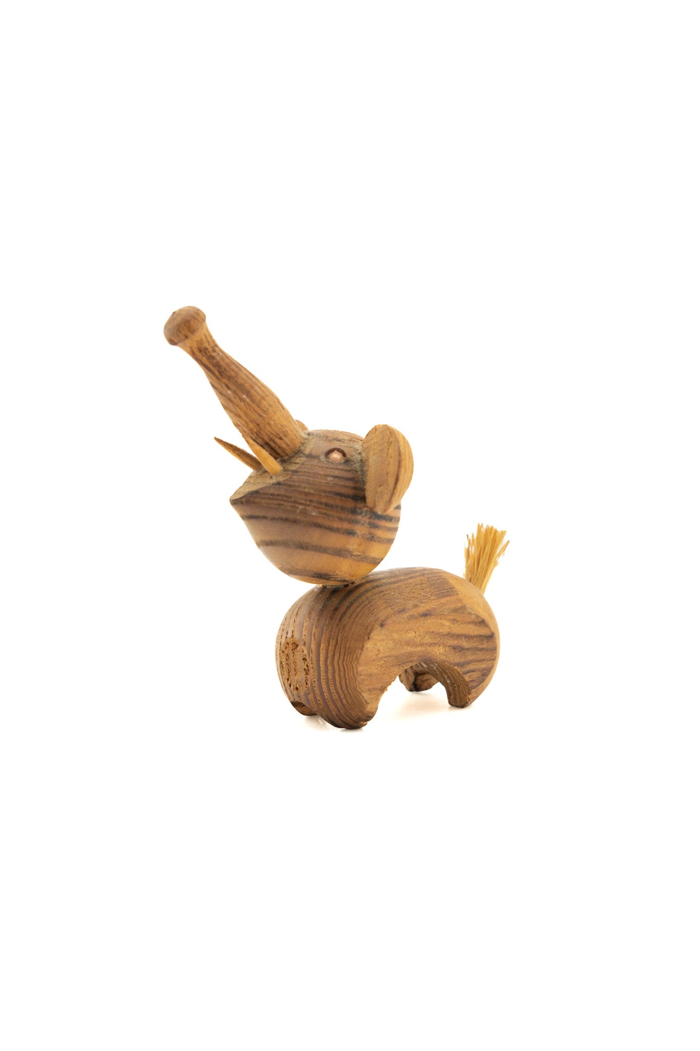 Wooden Elephant Figurine / ウッドエレファント オブジェ