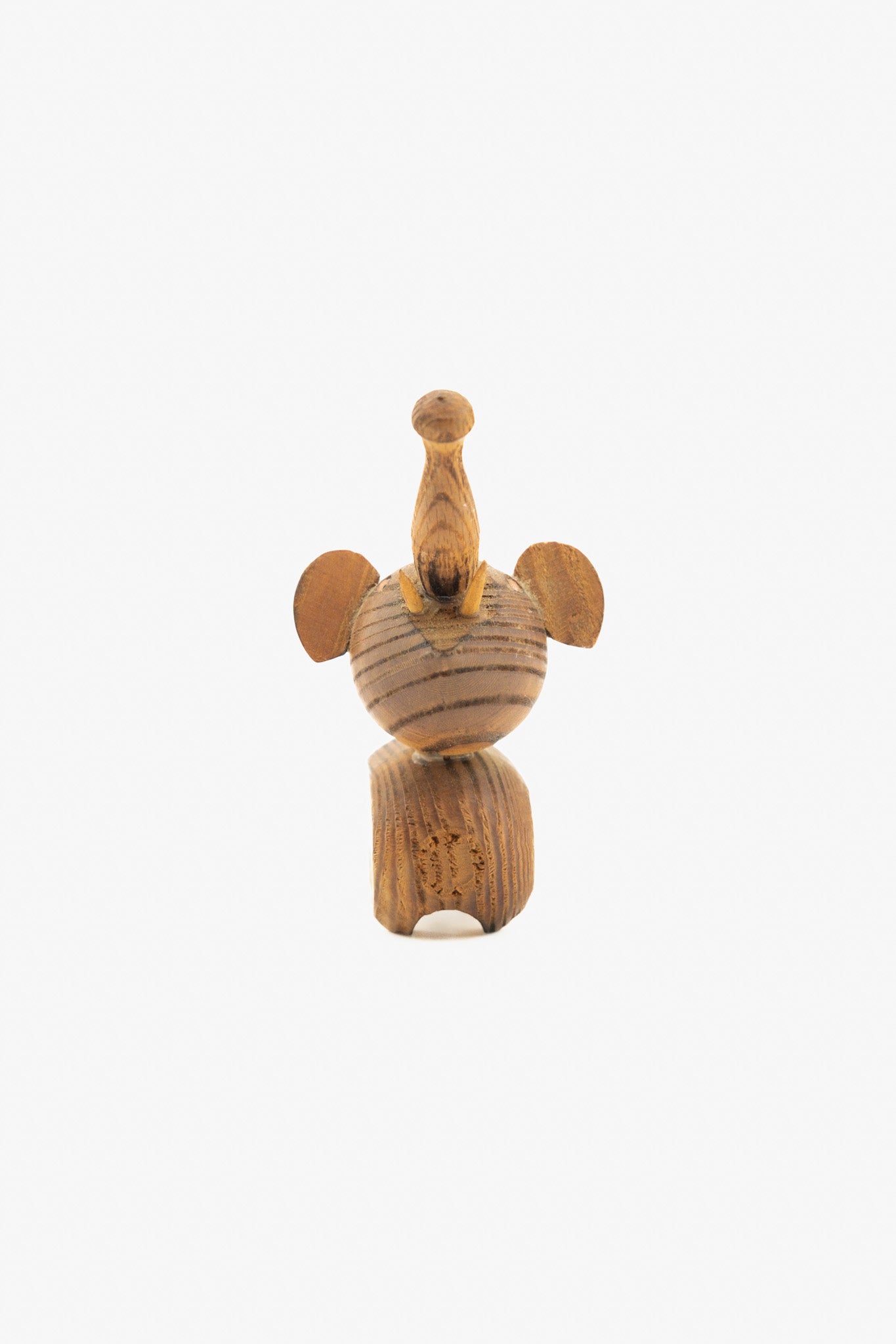 Wooden Elephant Figurine / ウッドエレファント オブジェ