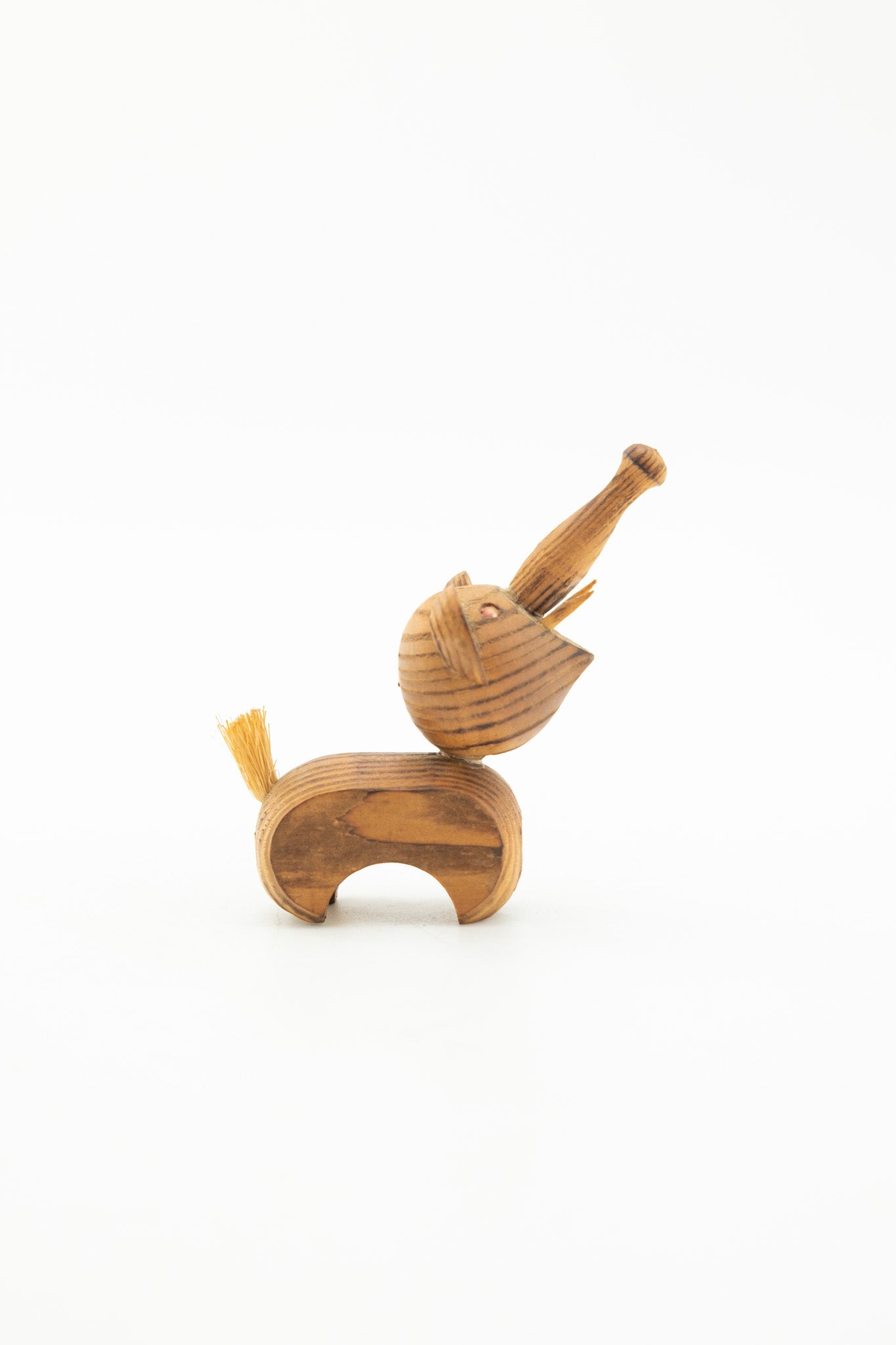 Wooden Elephant Figurine / ウッドエレファント オブジェ