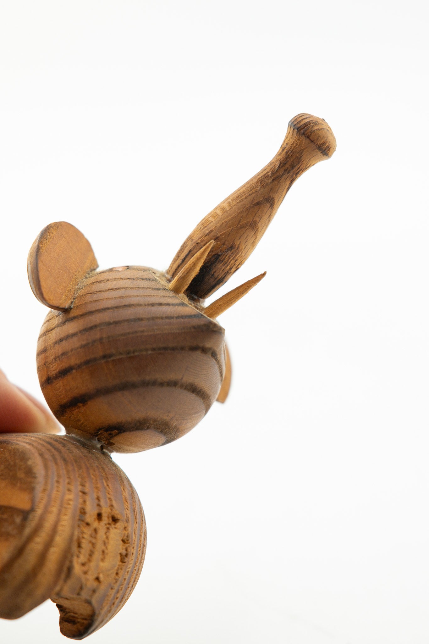 Wooden Elephant Figurine / ウッドエレファント オブジェ