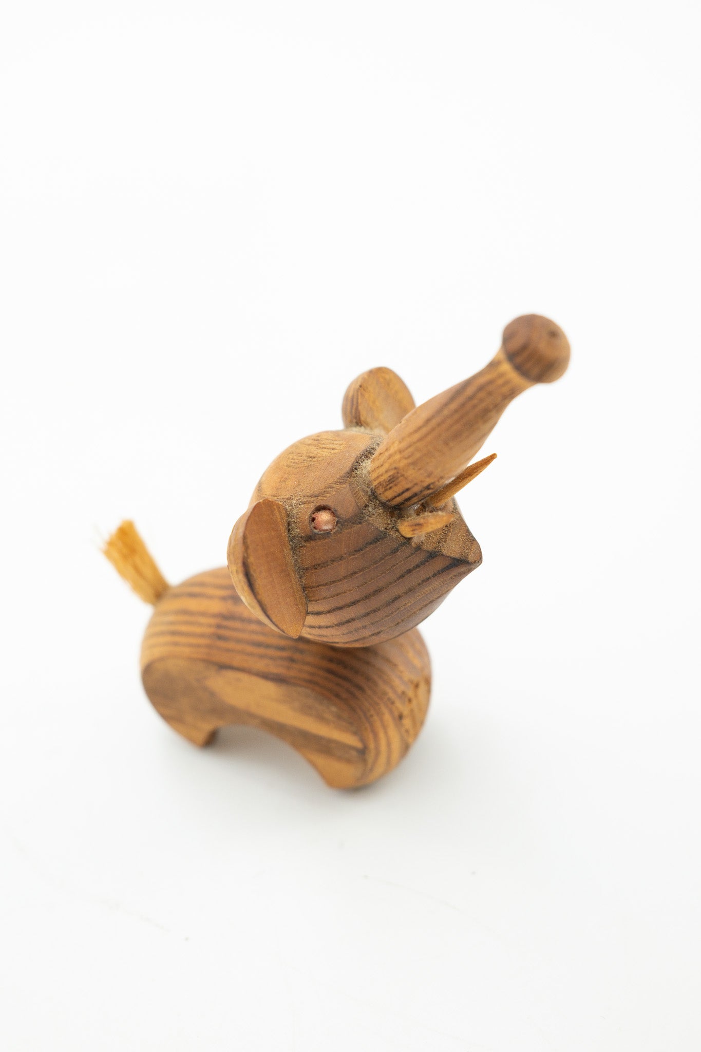Wooden Elephant Figurine / ウッドエレファント オブジェ
