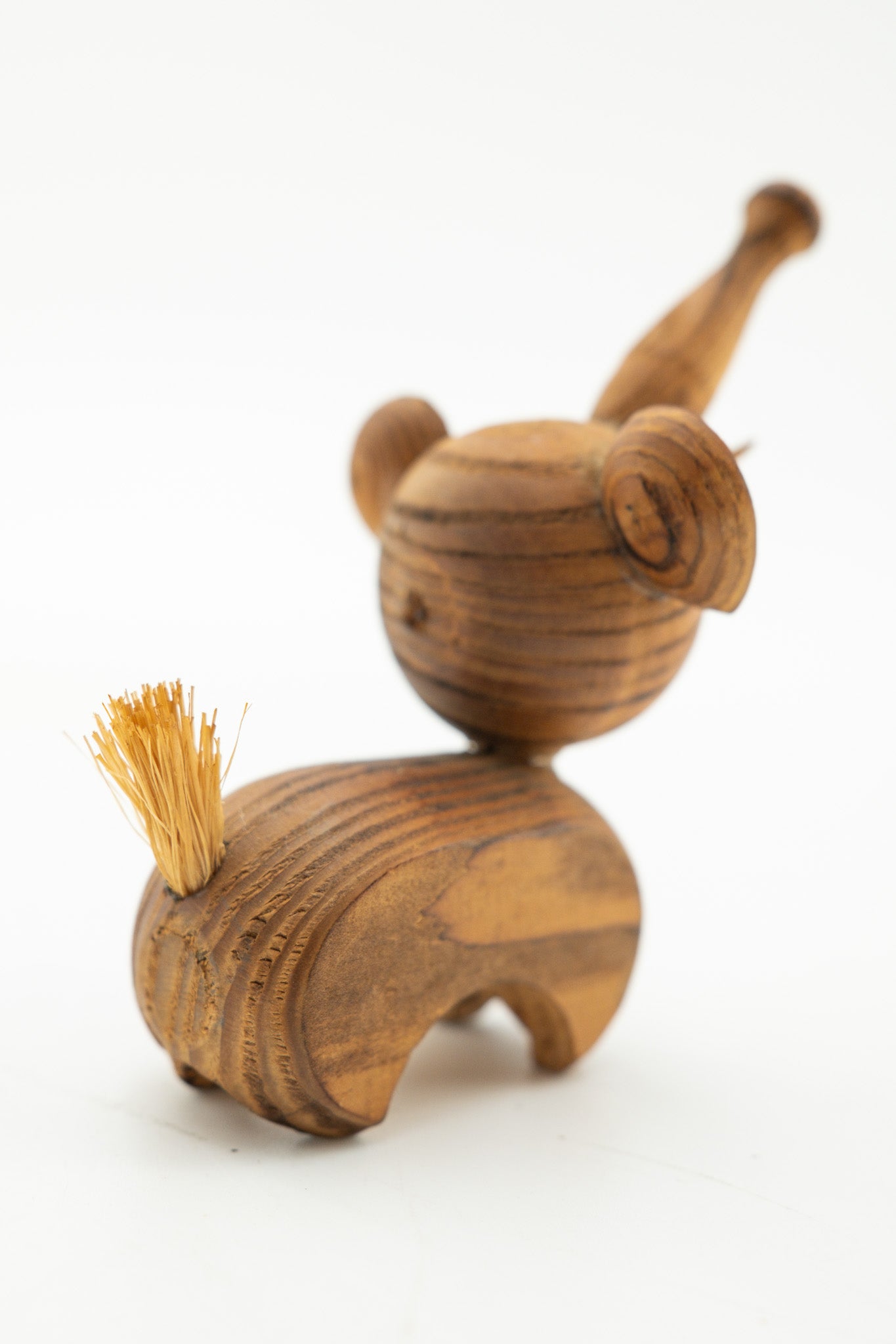 Wooden Elephant Figurine / ウッドエレファント オブジェ