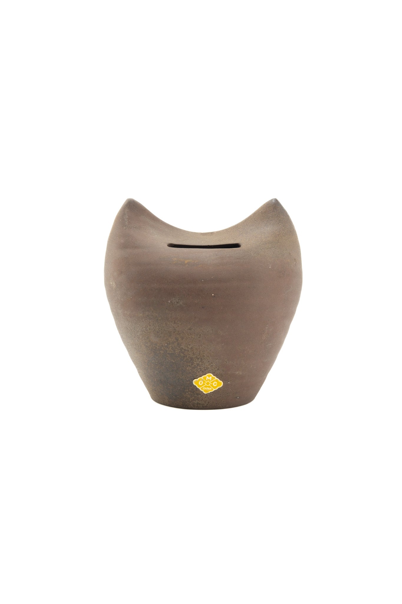 Owl Pottery Piggy Bank / フクロウの陶器製貯金箱