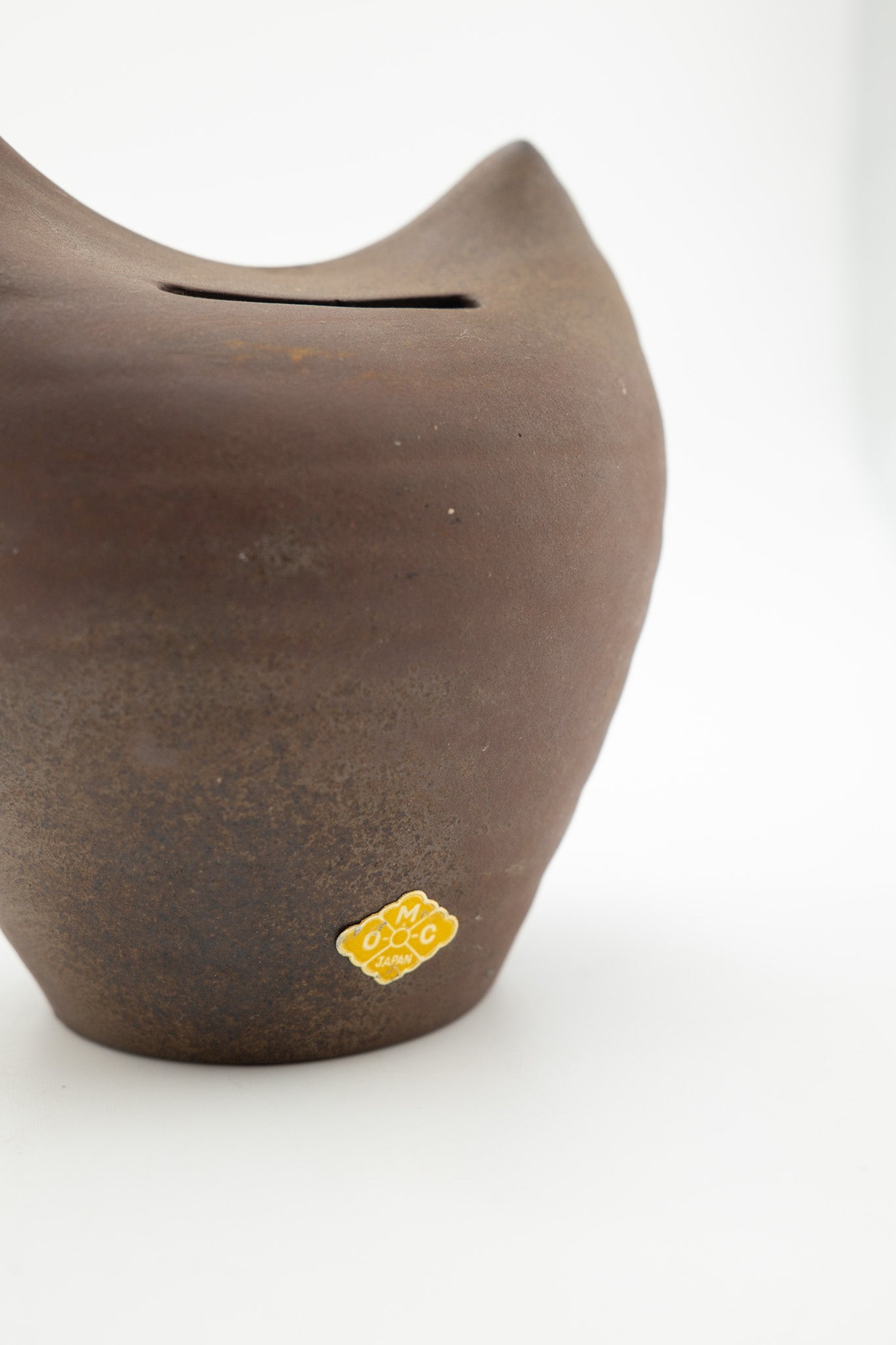 Owl Pottery Piggy Bank / フクロウの陶器製貯金箱