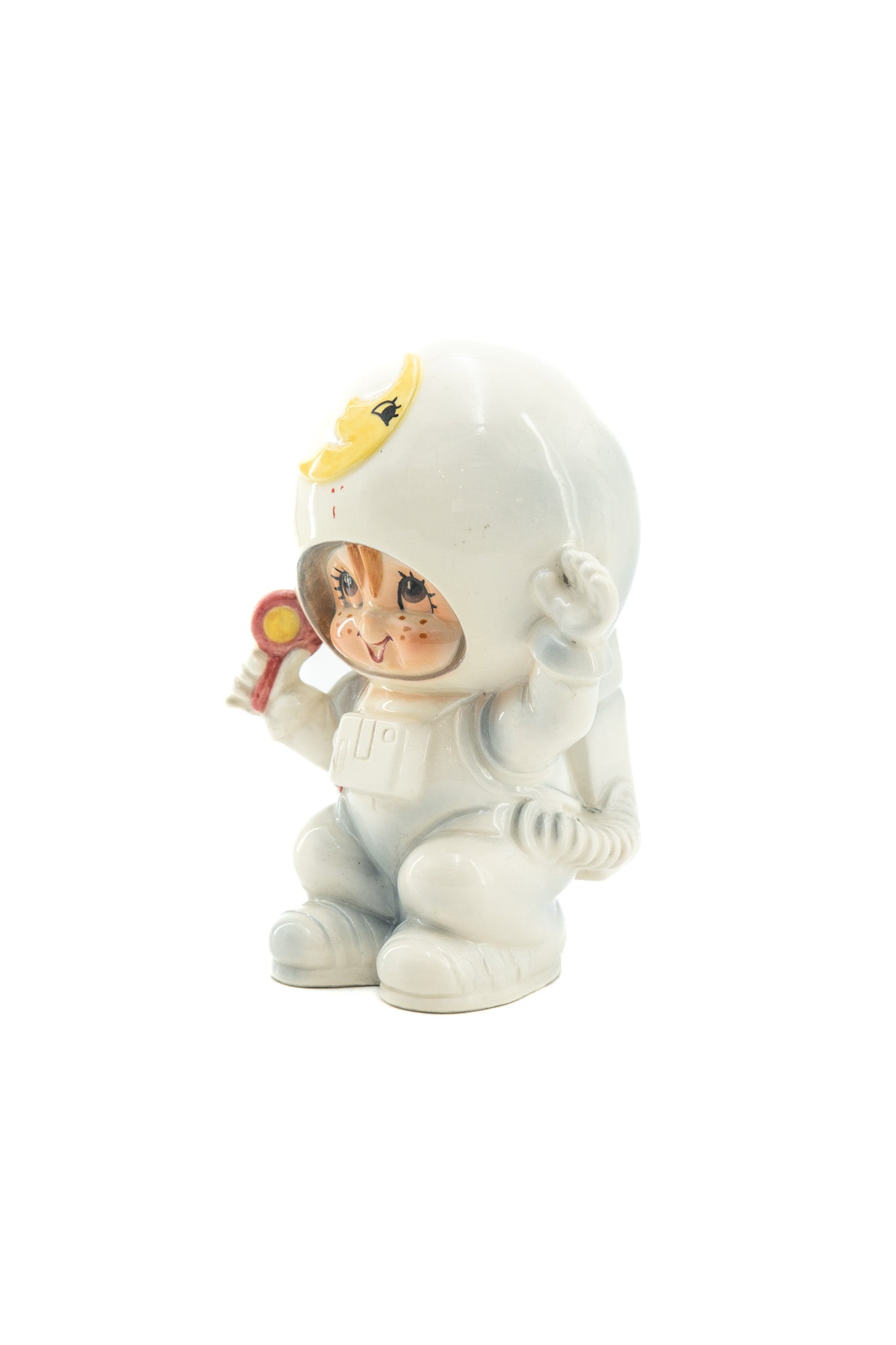 Ceramic Astronaut Piggy Bank / 陶器製の宇宙飛行士貯金箱