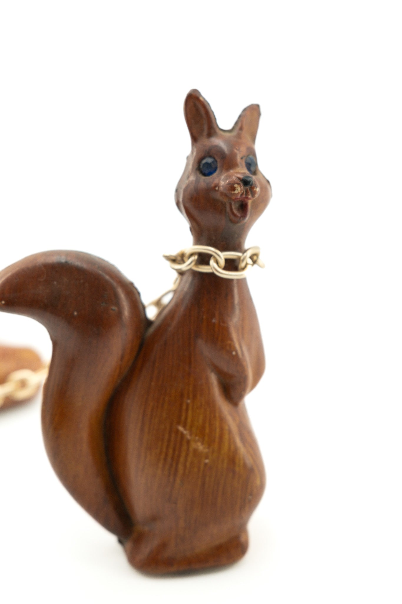 Squirrel Figurines with Chains (Set of 3) / リス 親子フィギュア 3点セット
