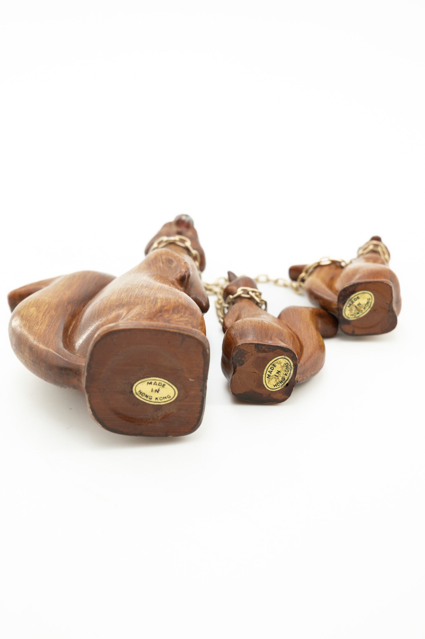 Squirrel Figurines with Chains (Set of 3) / リス 親子フィギュア 3点セット