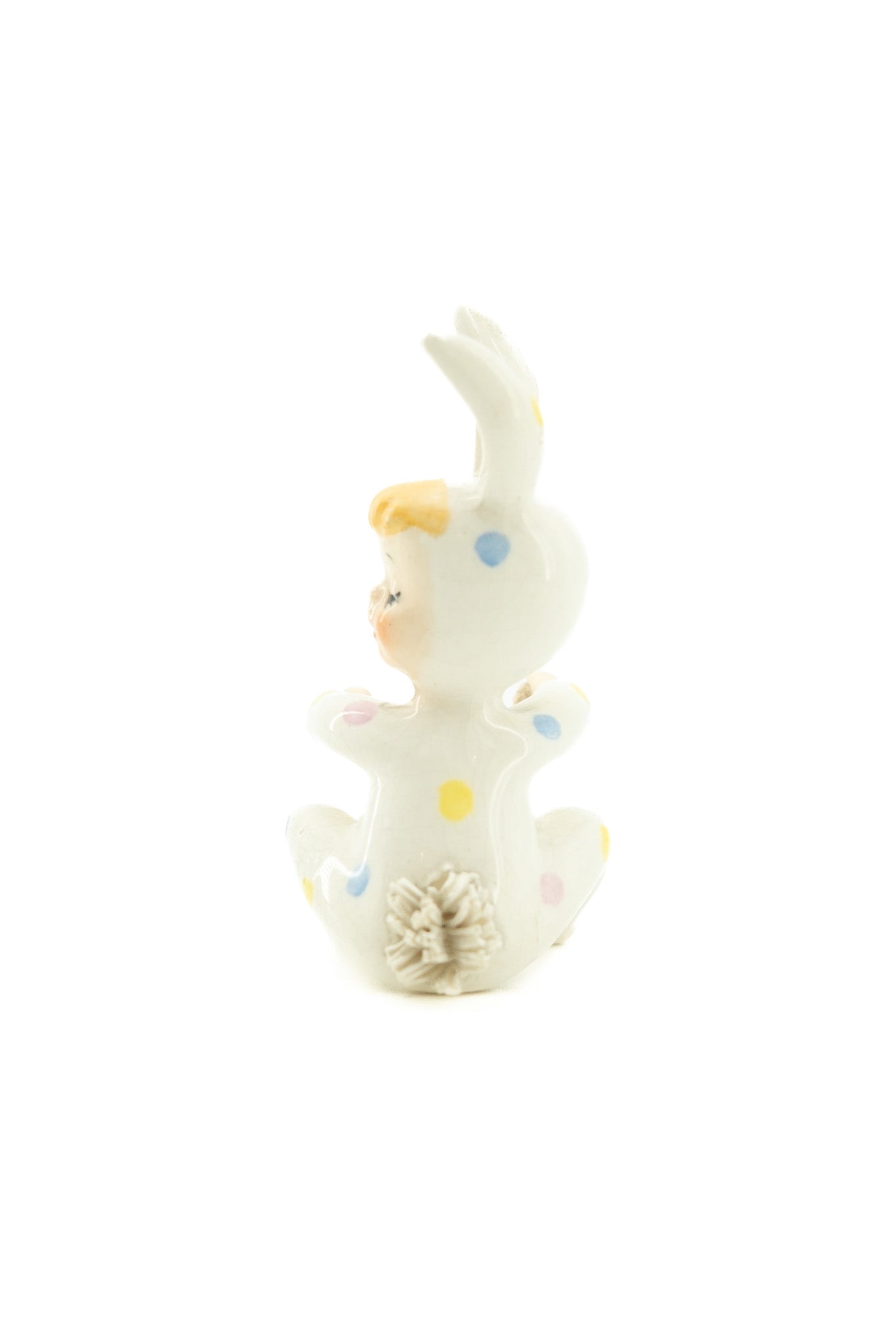 Rabbit Costume Figurine / ウサギの着ぐるみを着た子供の置物