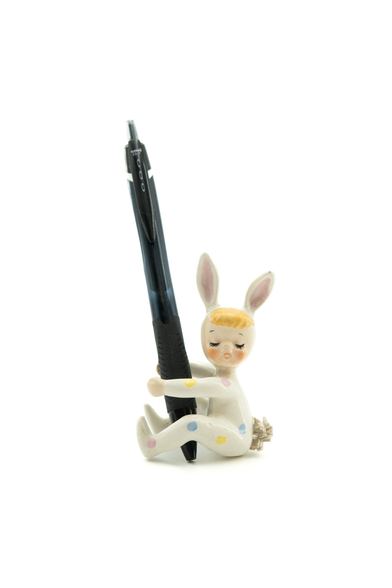 Rabbit Costume Figurine / ウサギの着ぐるみを着た子供の置物