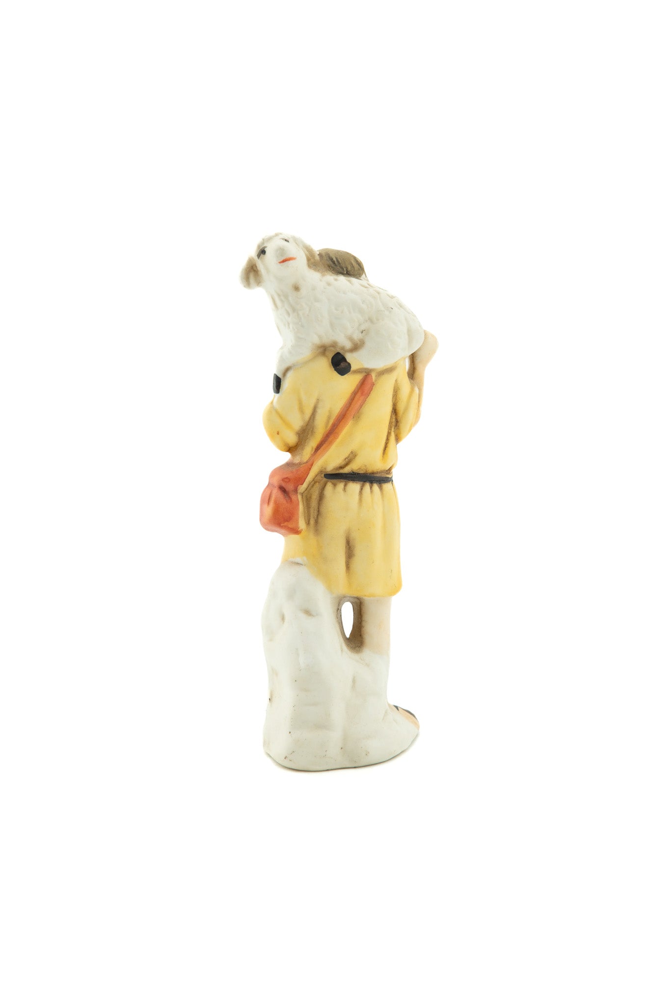 Ceramic Shepherd Figurine / 陶器製の羊飼いのフィギュア