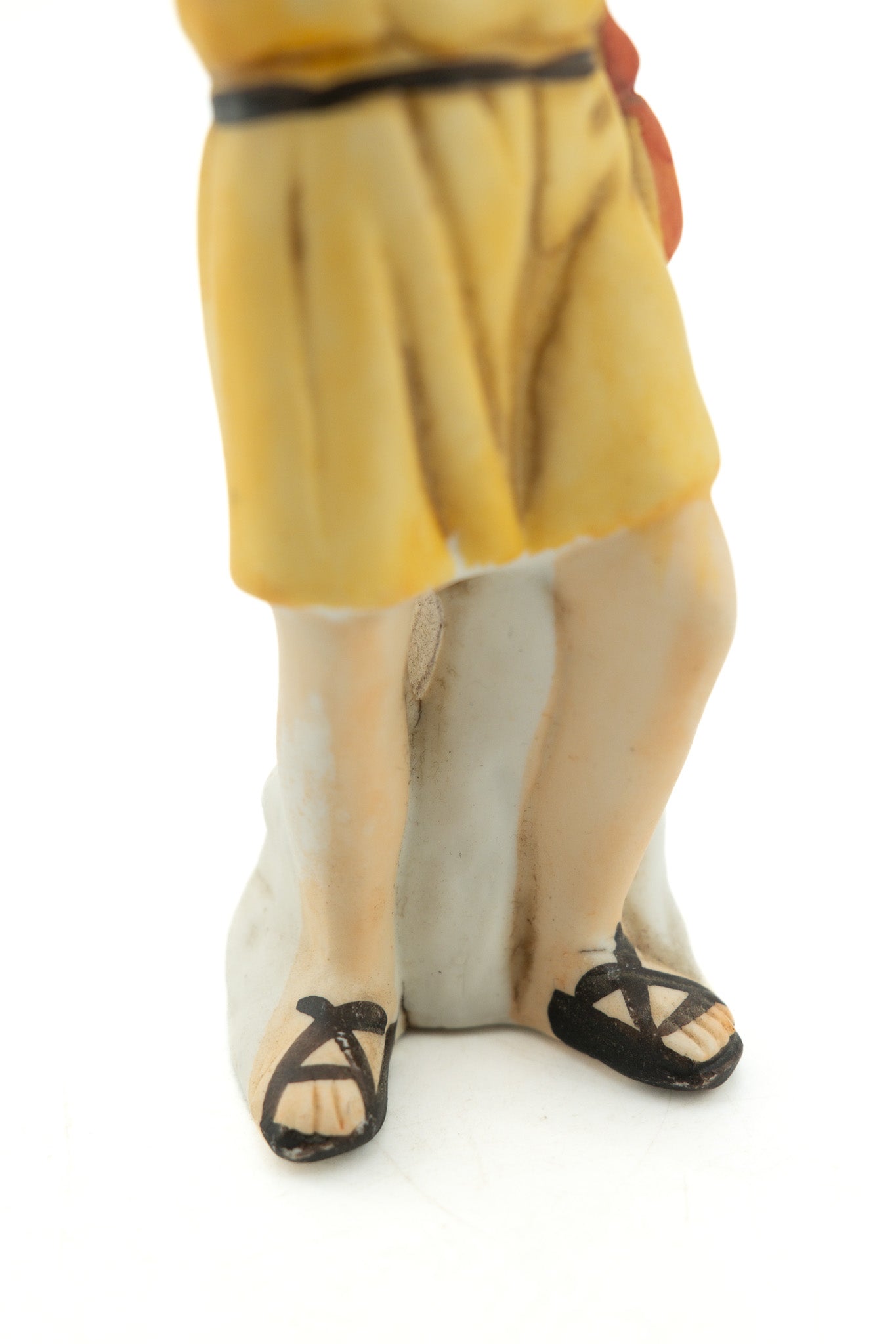 Ceramic Shepherd Figurine / 陶器製の羊飼いのフィギュア