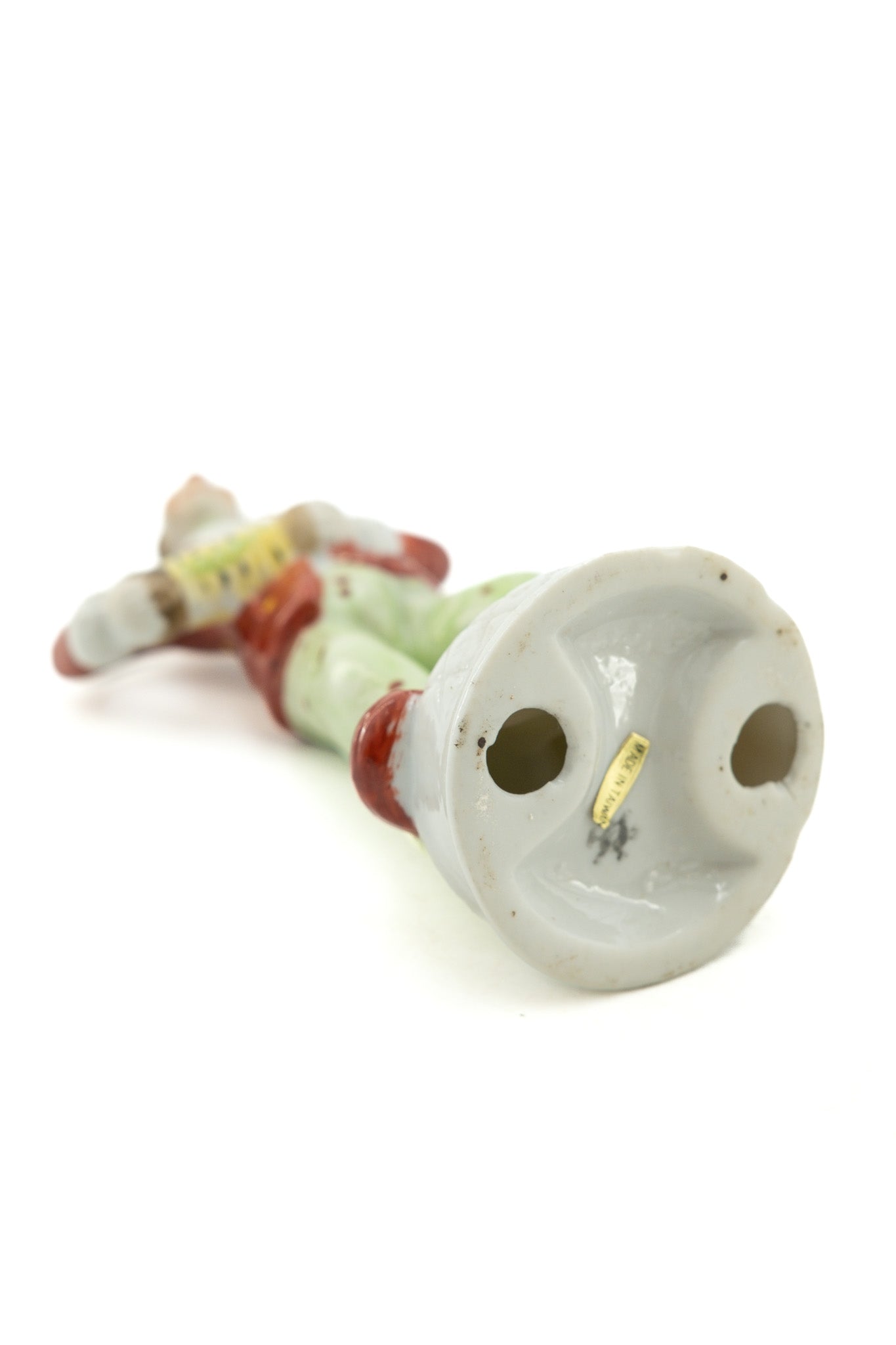 Clown Figurine with Accordion / アコーディオンを弾くピエロの人形