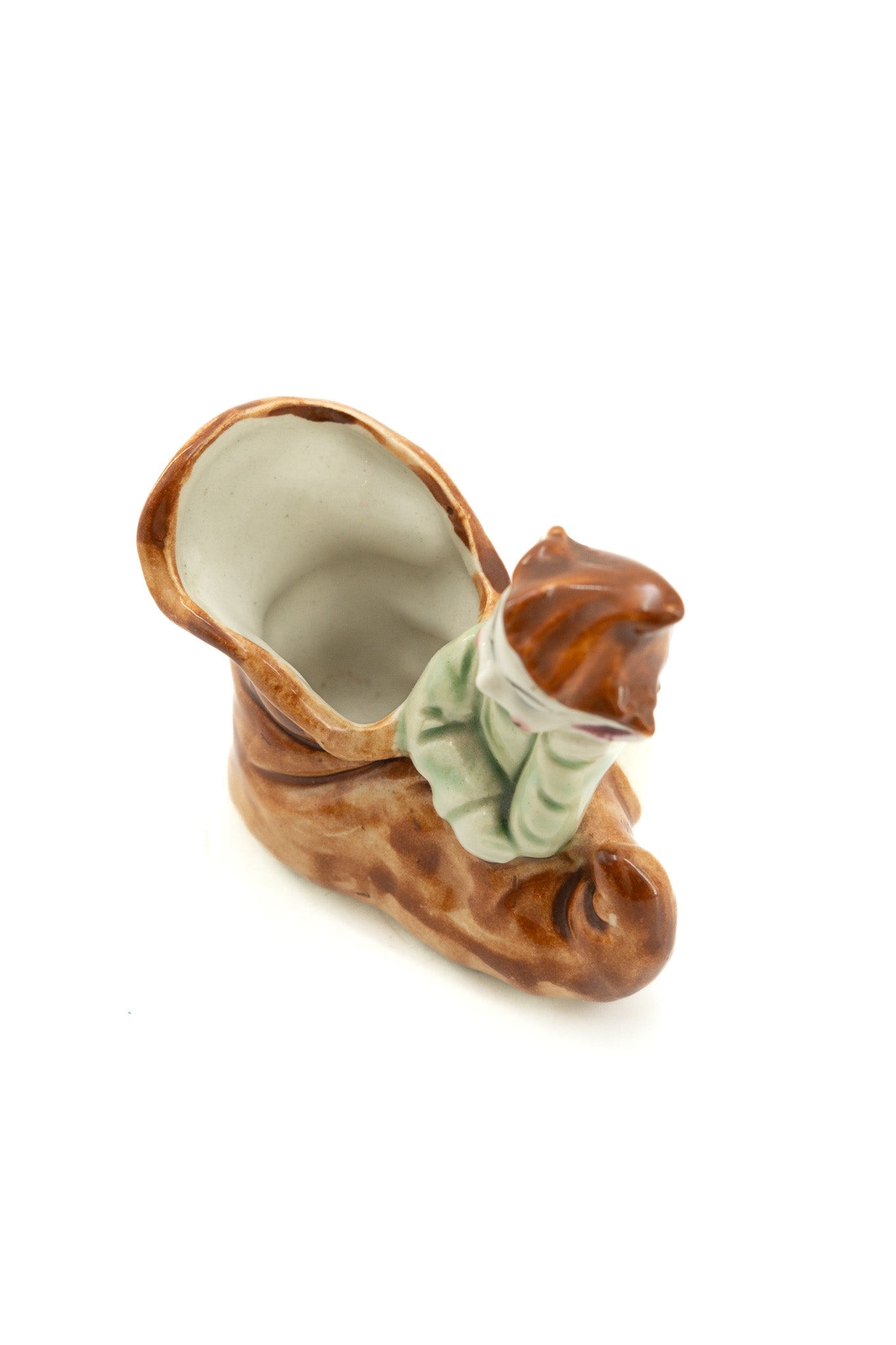Pixie on Shoe Planter / 靴に乗ったピクシーの小物入れ