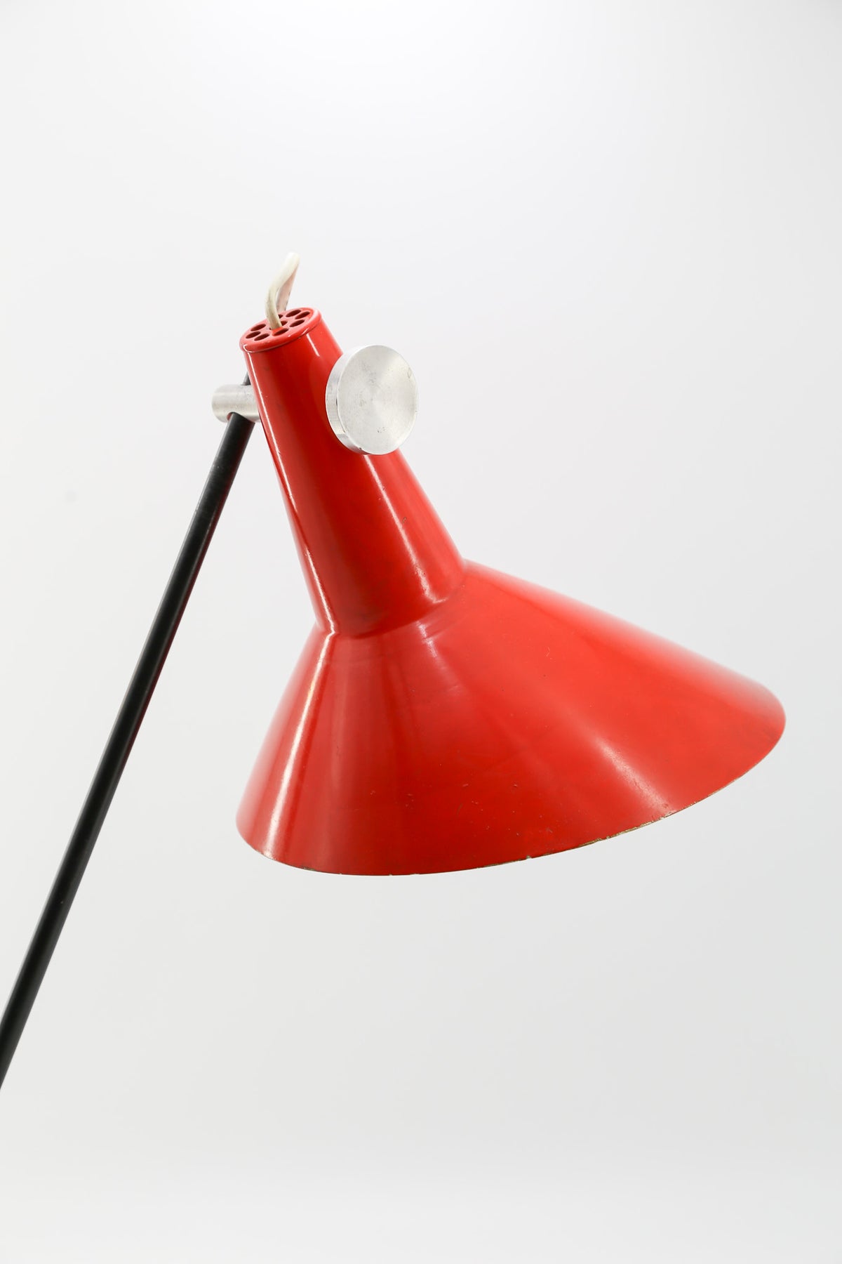 Red Desk Lamp "ST30" by Josef Hůrka / レッド デスクランプ "ST30"