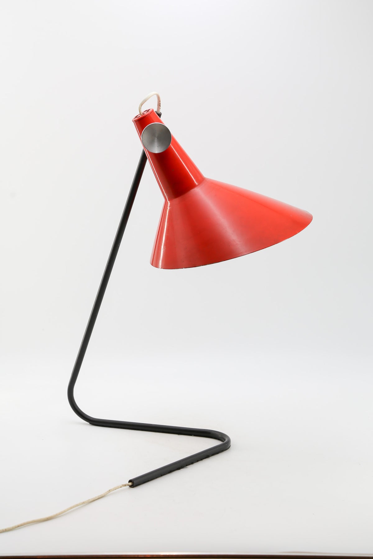 Red Desk Lamp "ST30" by Josef Hůrka / レッド デスクランプ "ST30"
