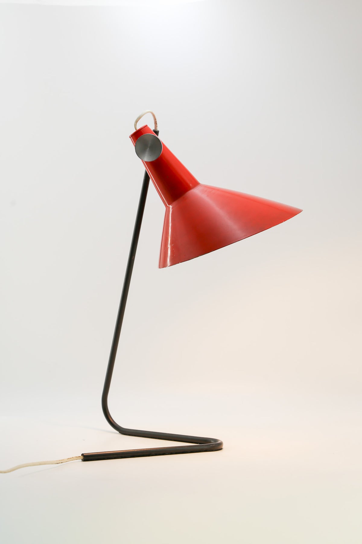 Red Desk Lamp "ST30" by Josef Hůrka / レッド デスクランプ "ST30"