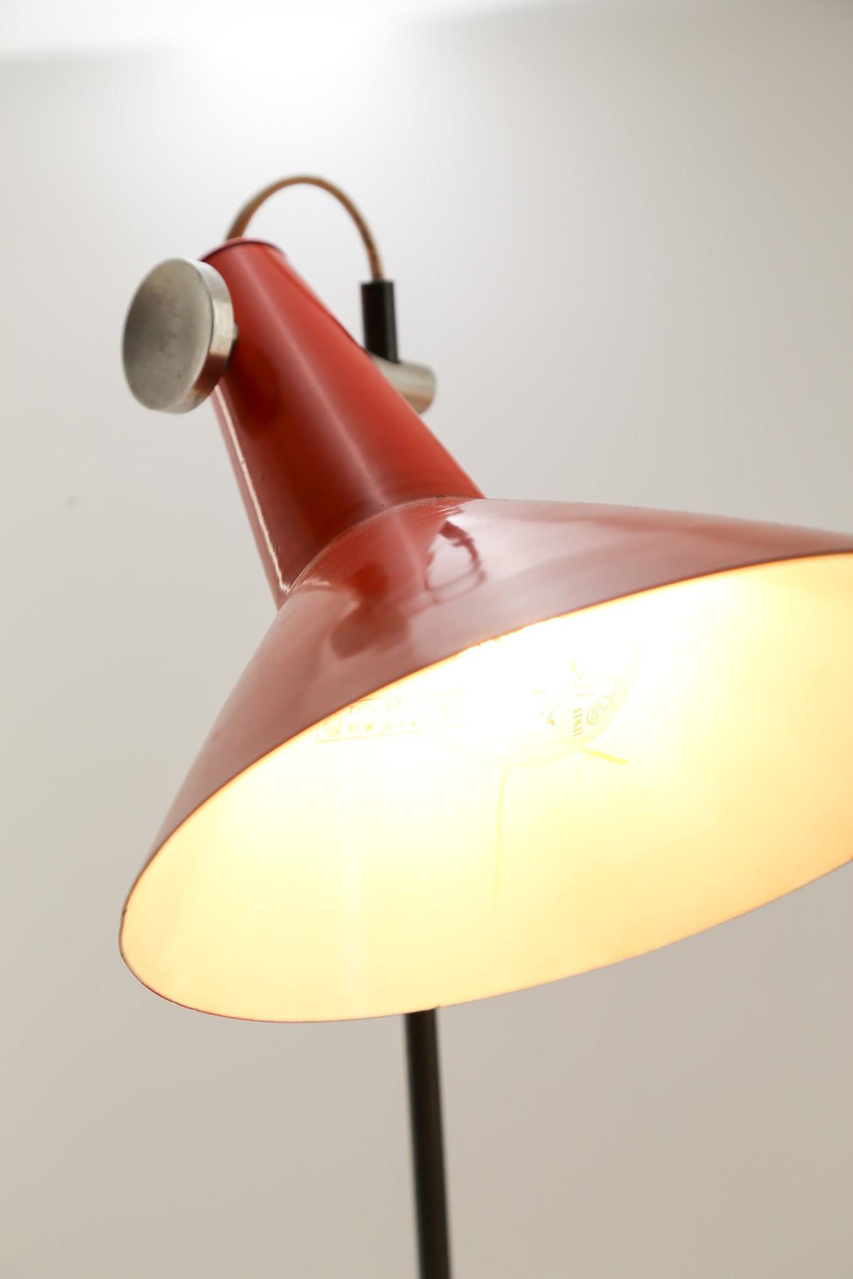 Red Desk Lamp "ST30" by Josef Hůrka / レッド デスクランプ "ST30"