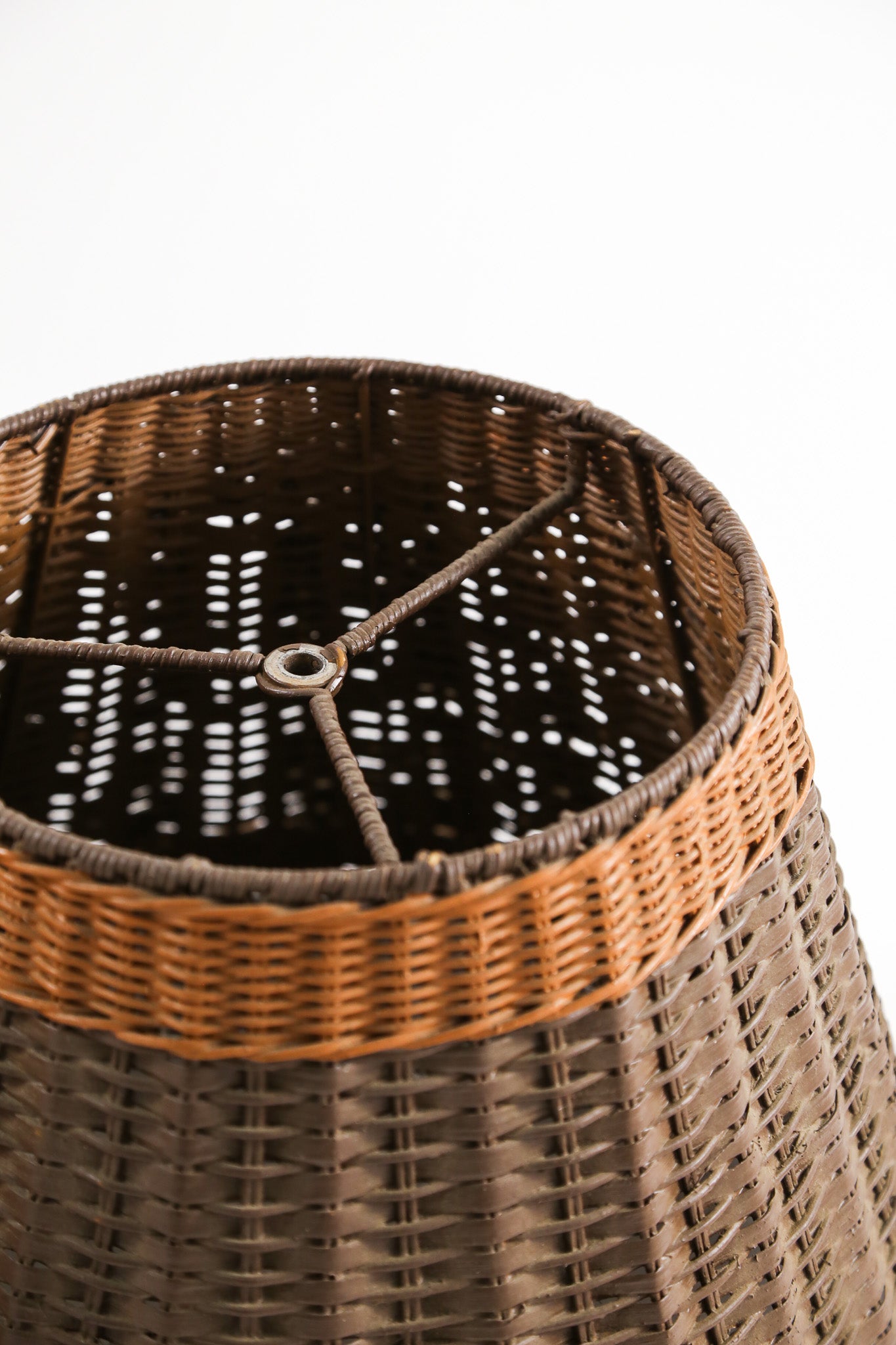 Large Rattan Desk Lamp / ラタン 特大デスクライト