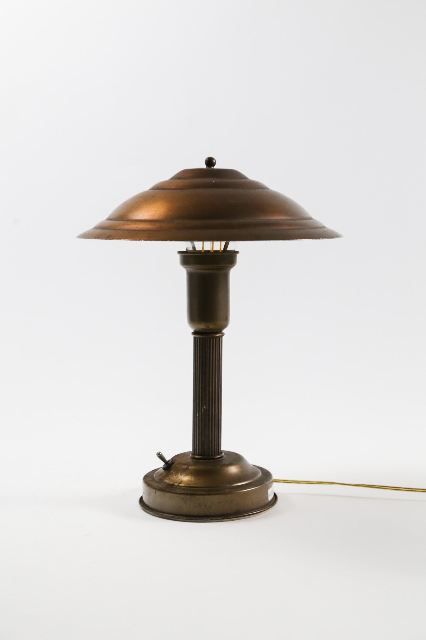 Antique Copper Finish Table Lamp / アンティーク・カッパーフィニッシュ・テーブルランプ