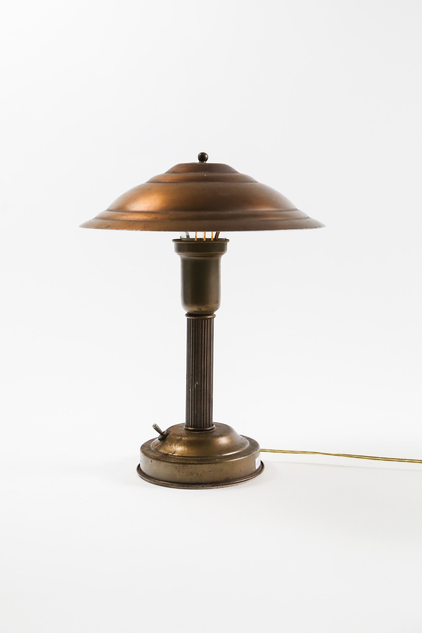 Antique Copper Finish Table Lamp / アンティーク・カッパーフィニッシュ・テーブルランプ