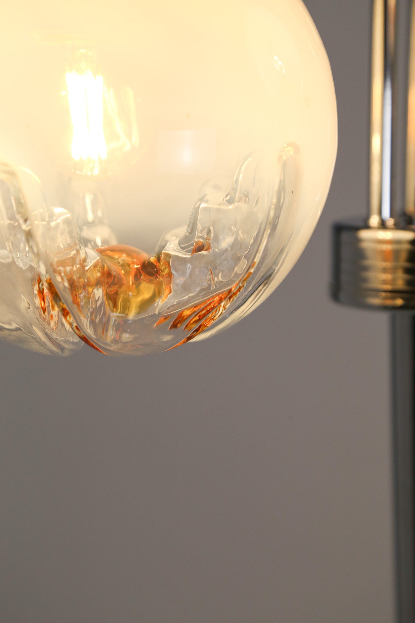 Vintage Chrome 3-Light Arc Floor Lamp / ヴィンテージ クローム 3灯 アーク フロアランプ